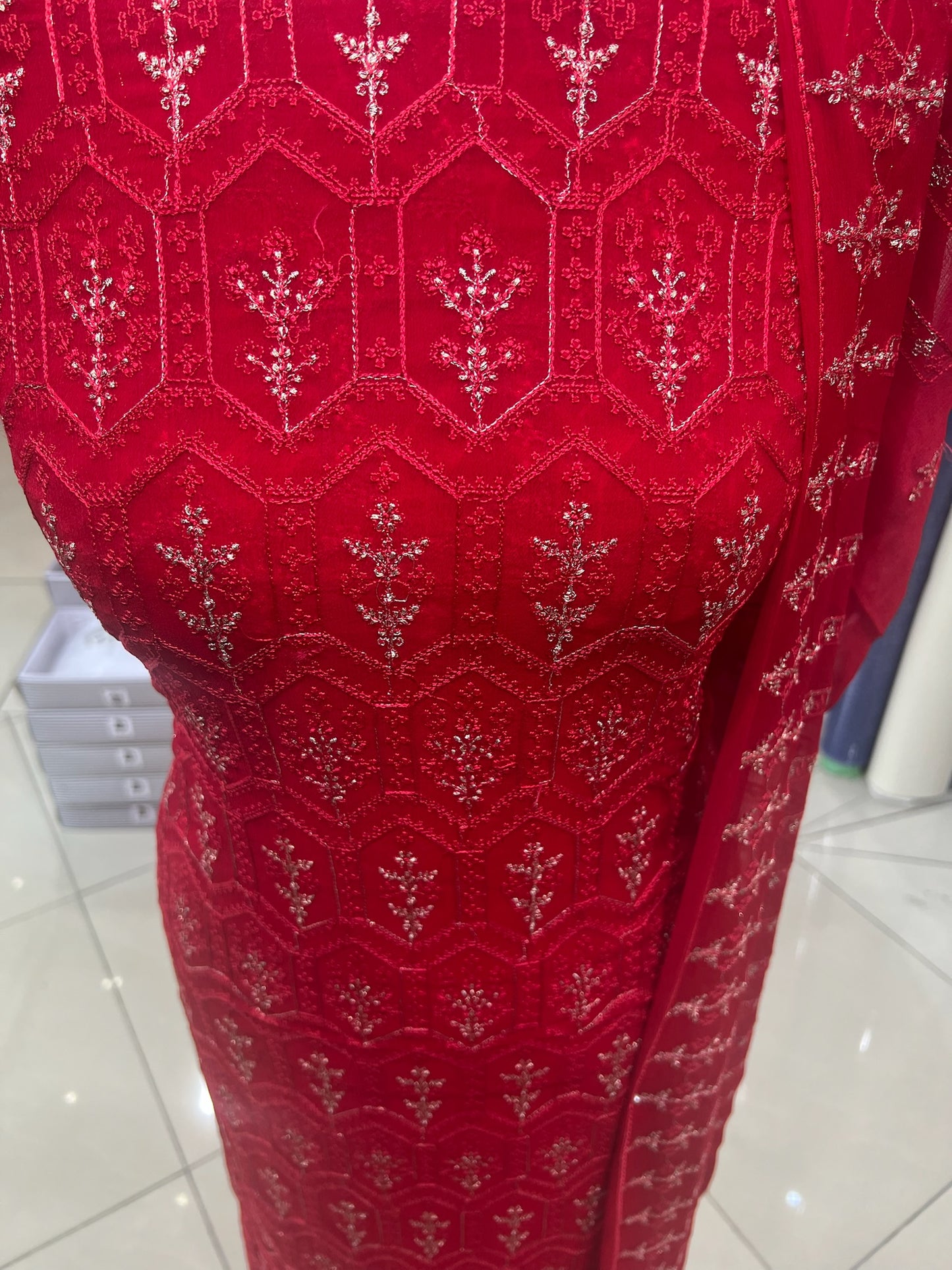 Embroidered Chiffon