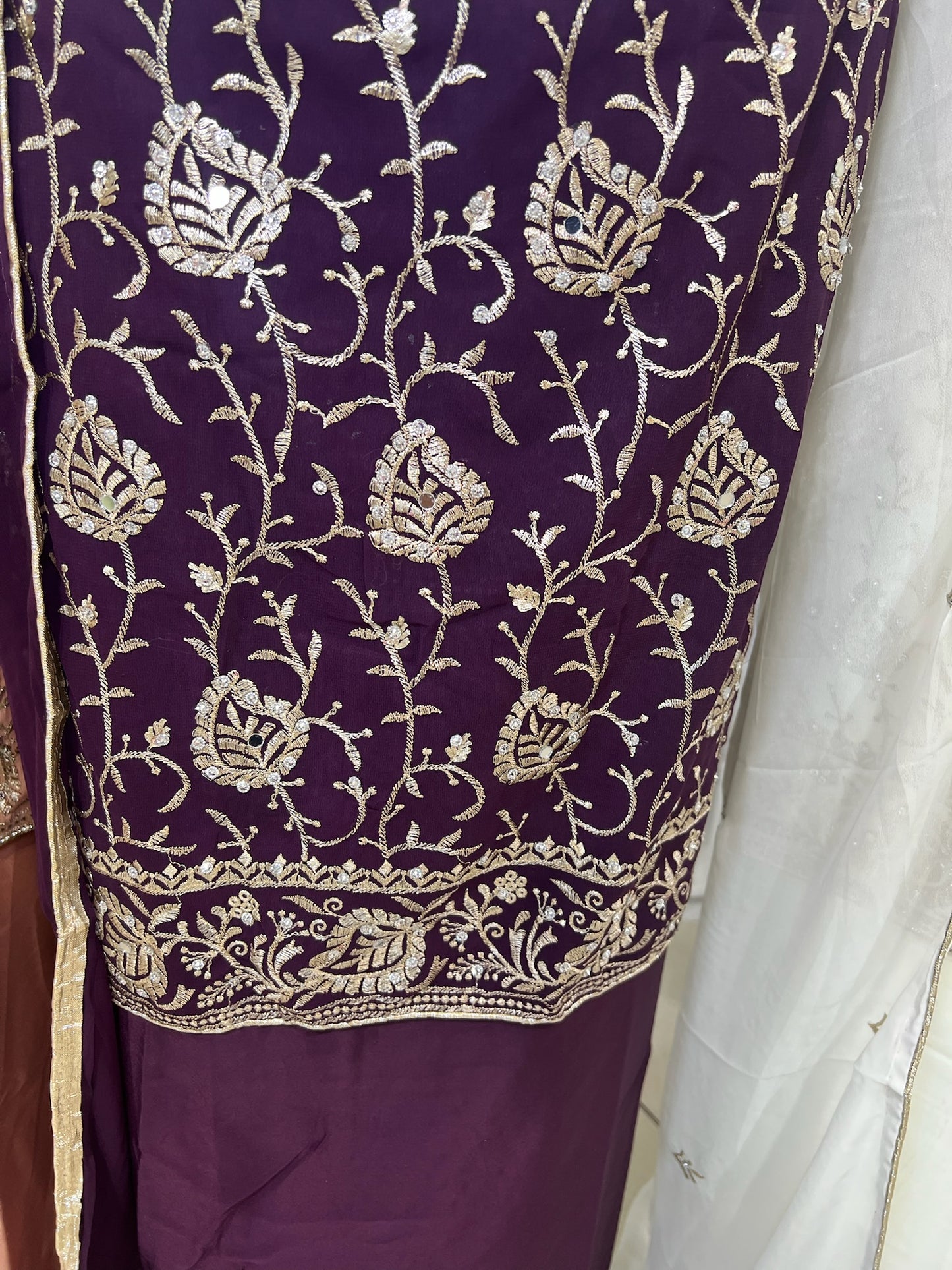 Embroidered Embellished Georgette