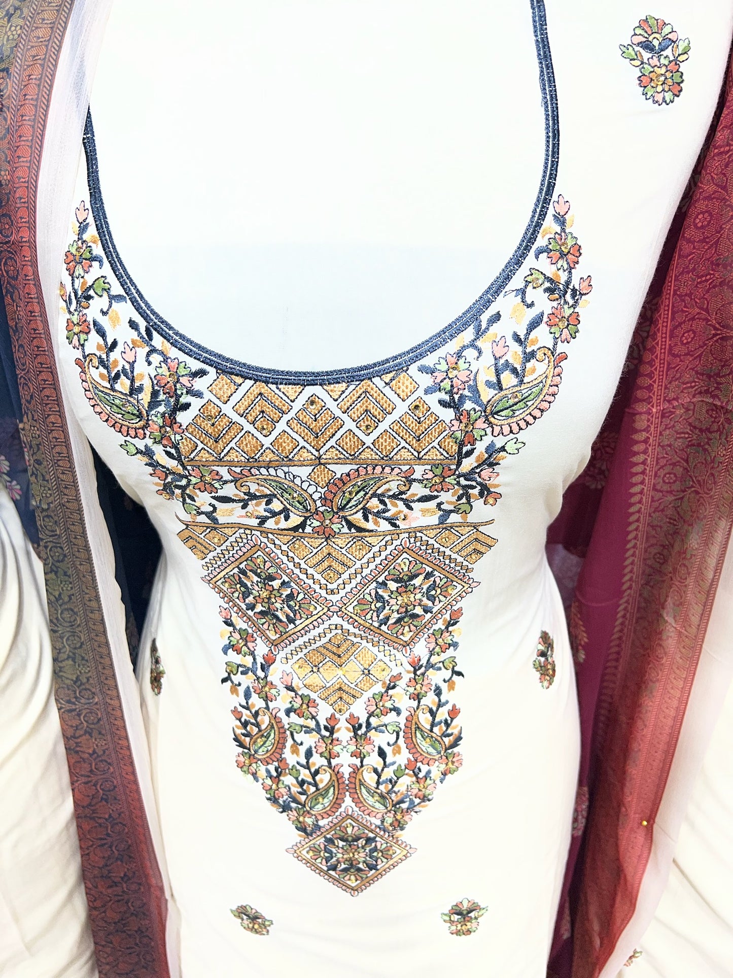 Embroidered Cotton Lawn