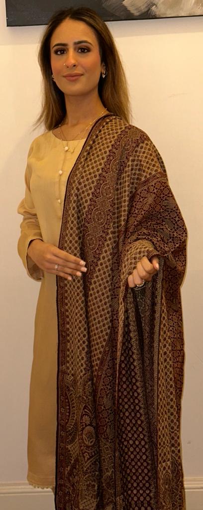 Marina Readymade with Pashima Shawl