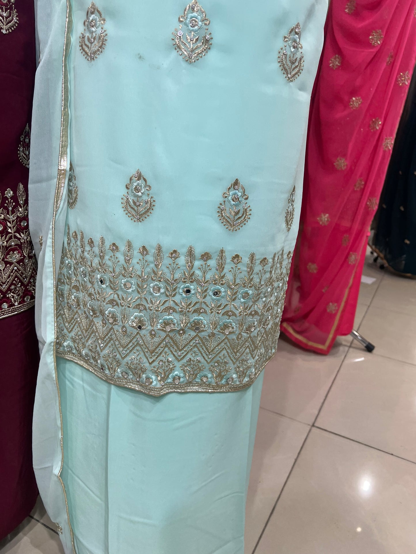 Embroidered Georgette
