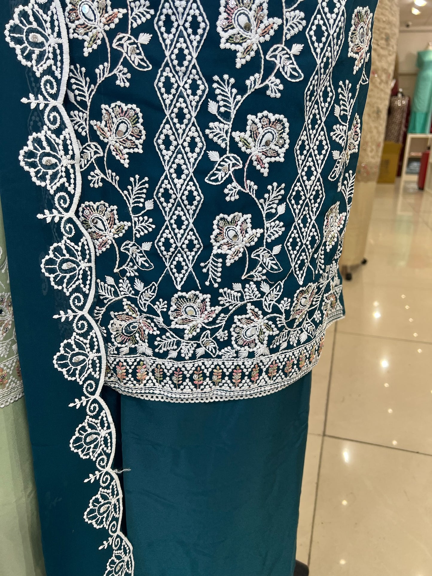 Embroidered Georgette