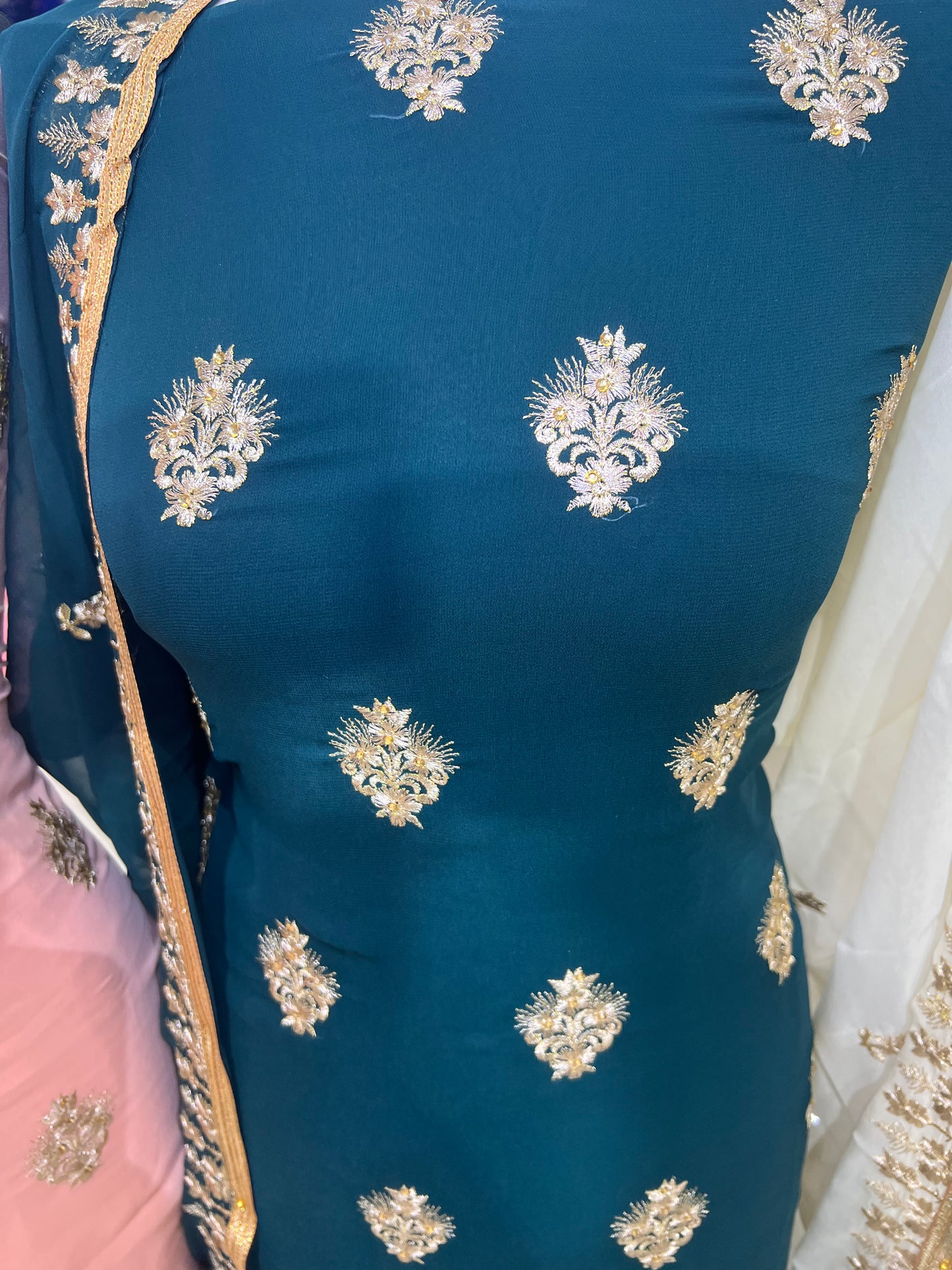 Embroidered Georgette