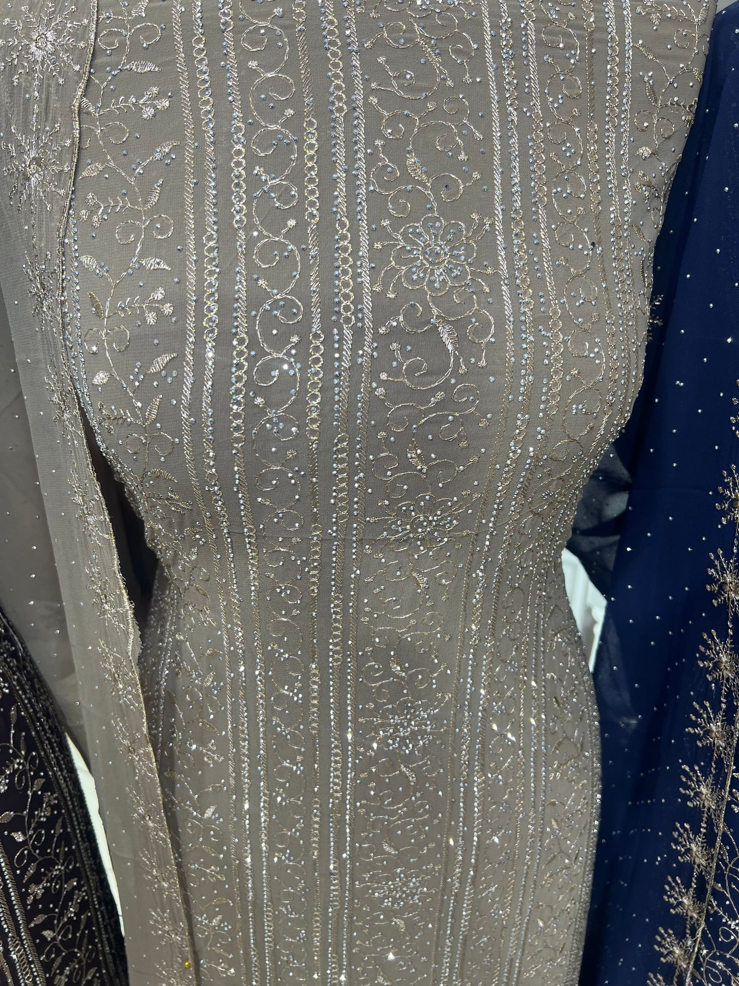 Embroidered & Embellished Georgette