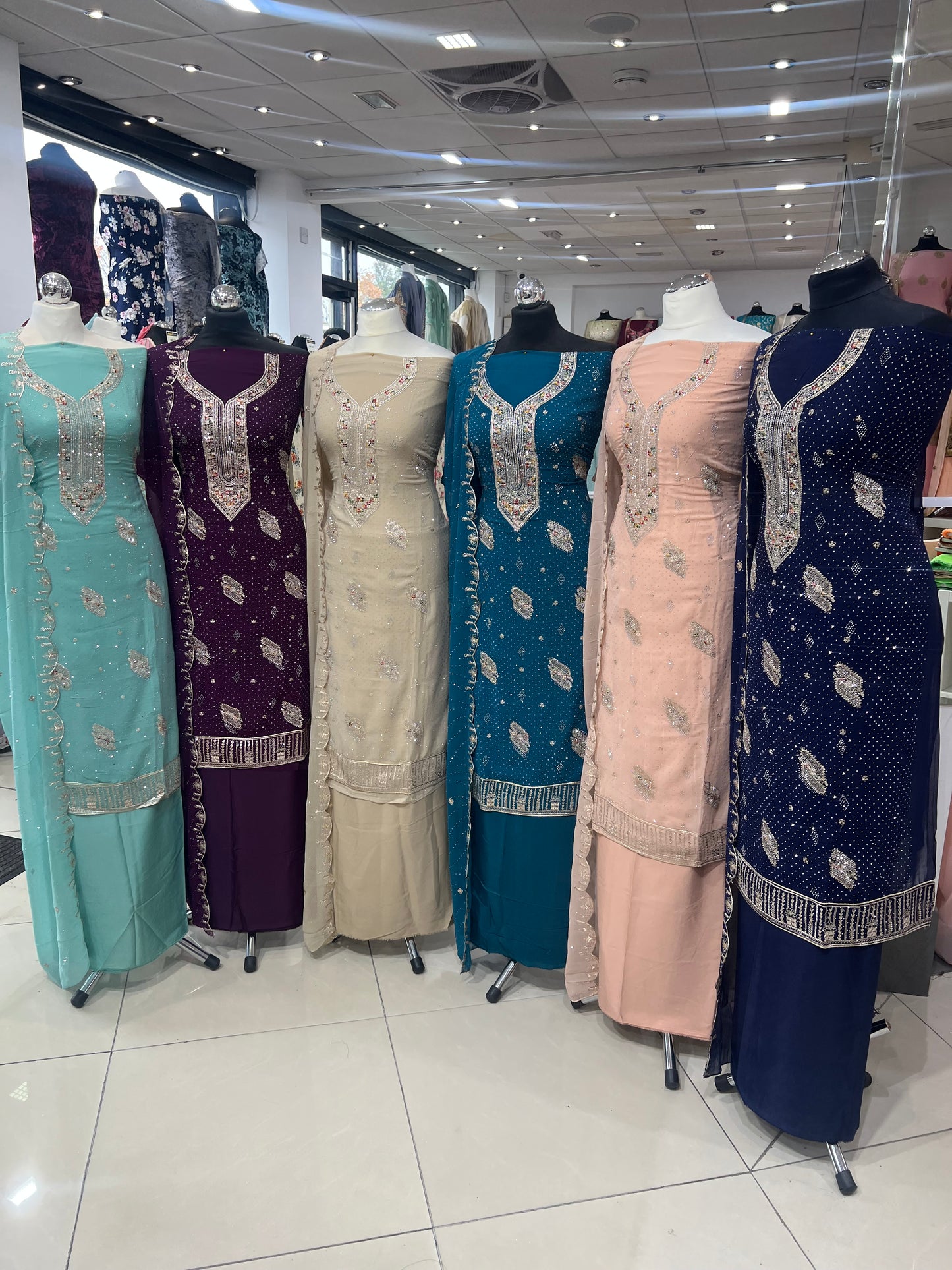 Embellished Georgette