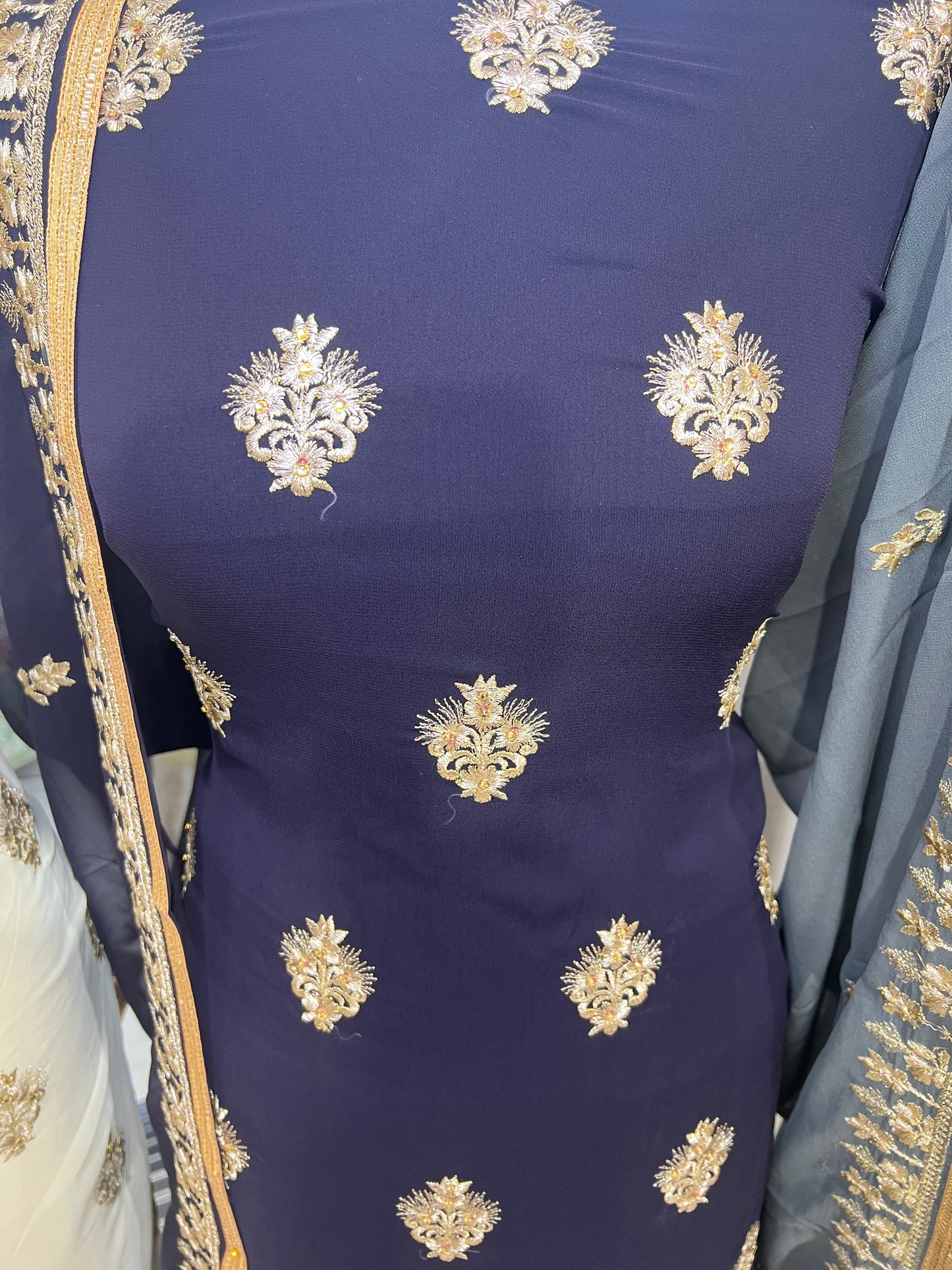 Embroidered Georgette