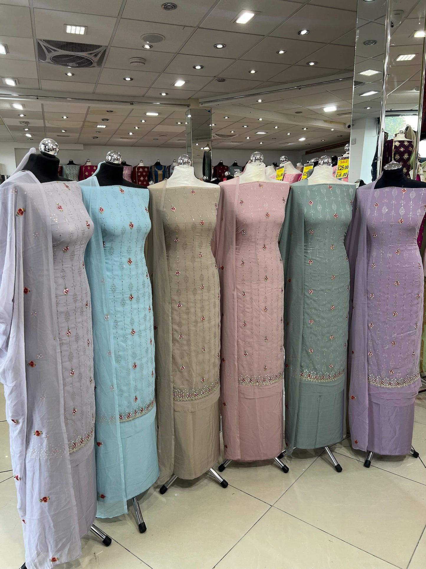 Embroidered Georgette