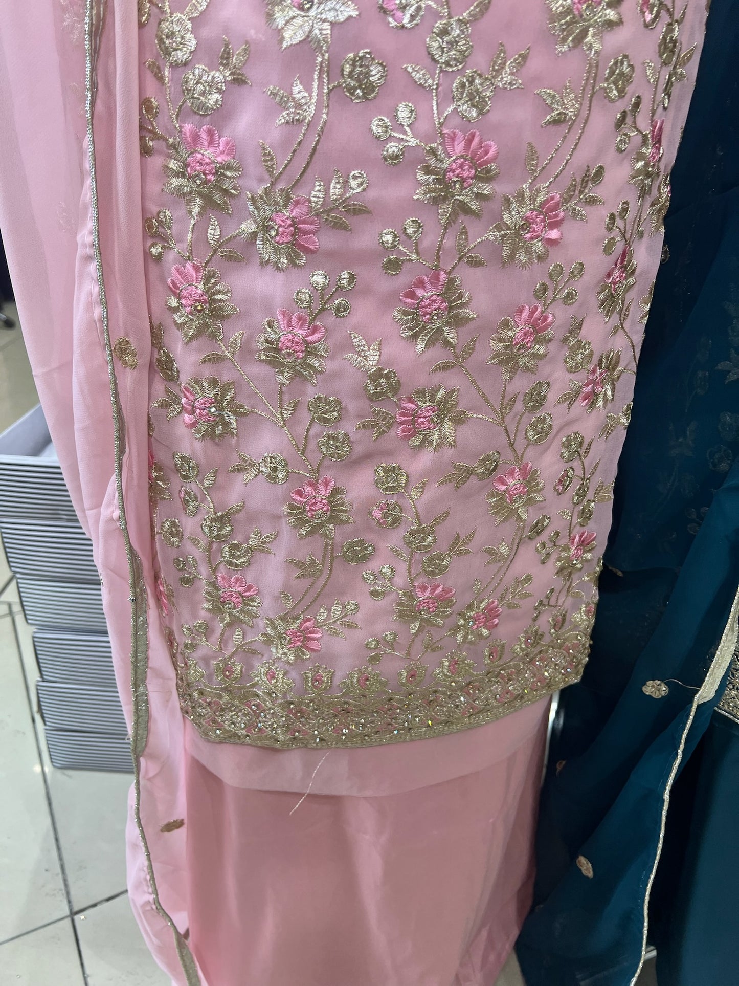 Embroidered Georgette