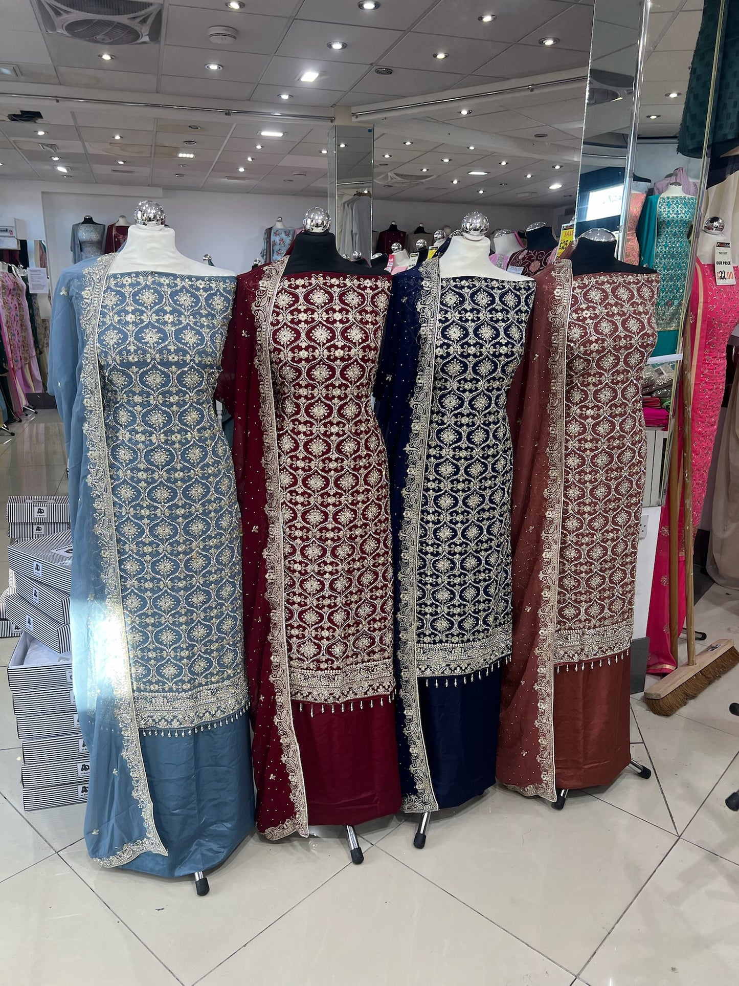 Fancy Embroidered Georgette