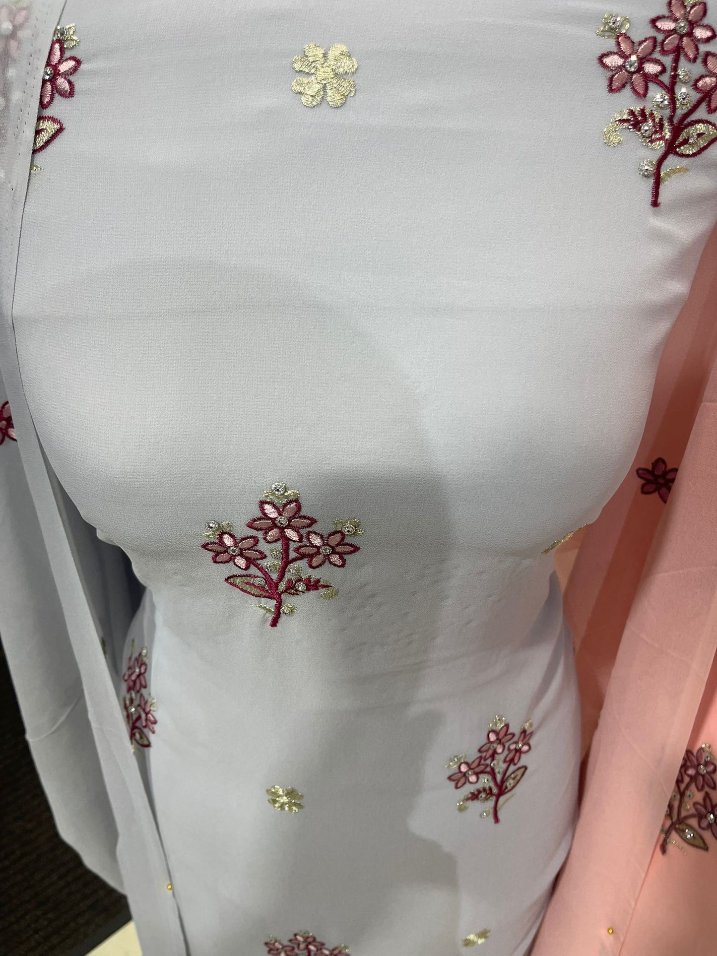 Embroidered Georgette