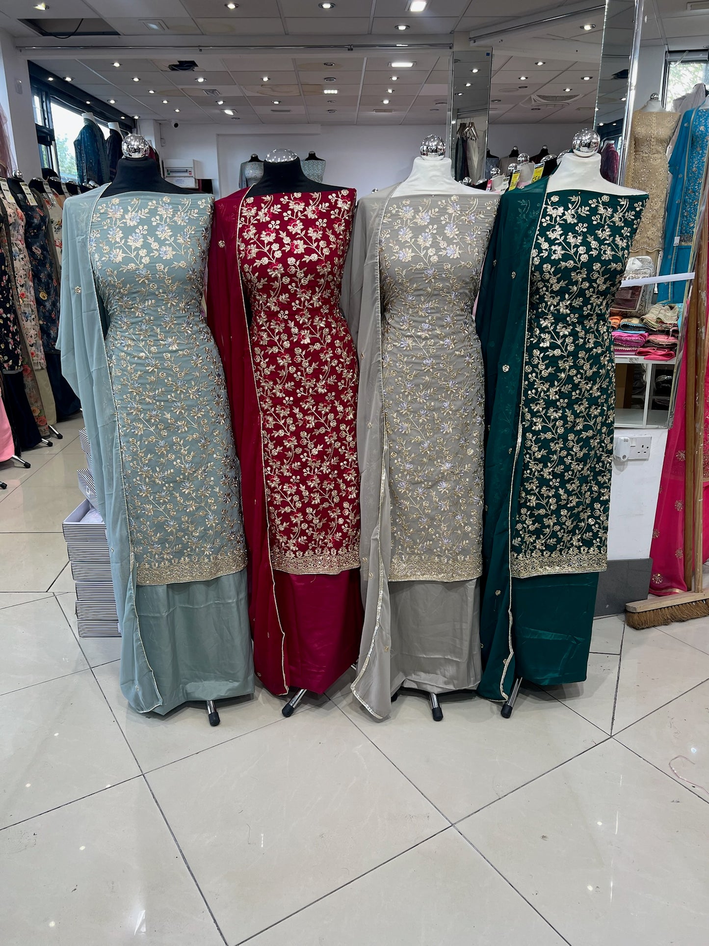 Embroidered Georgette