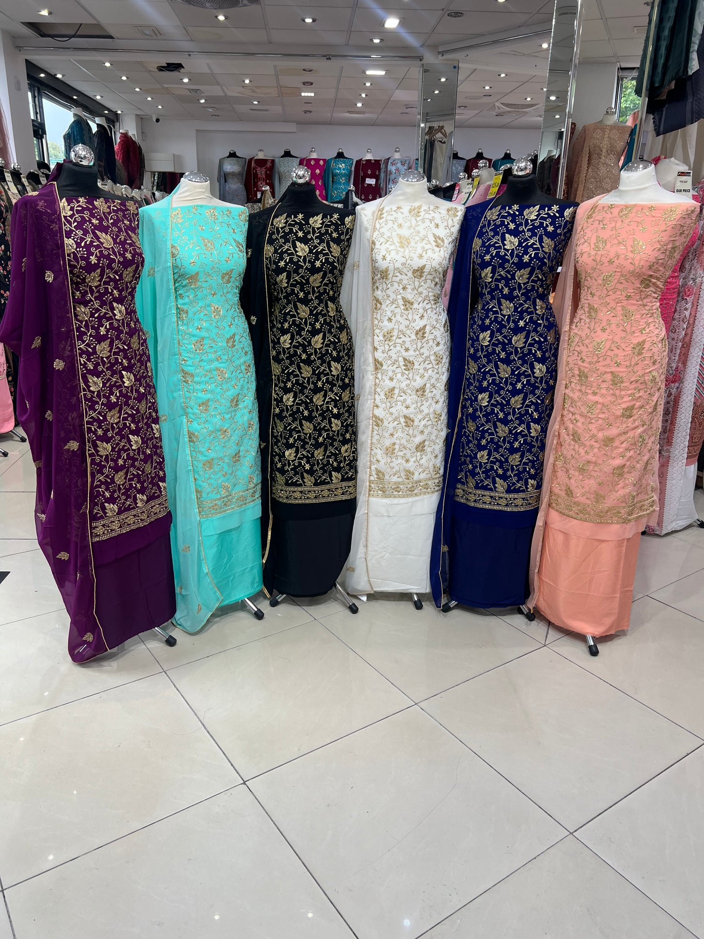 Embroidered Georgette