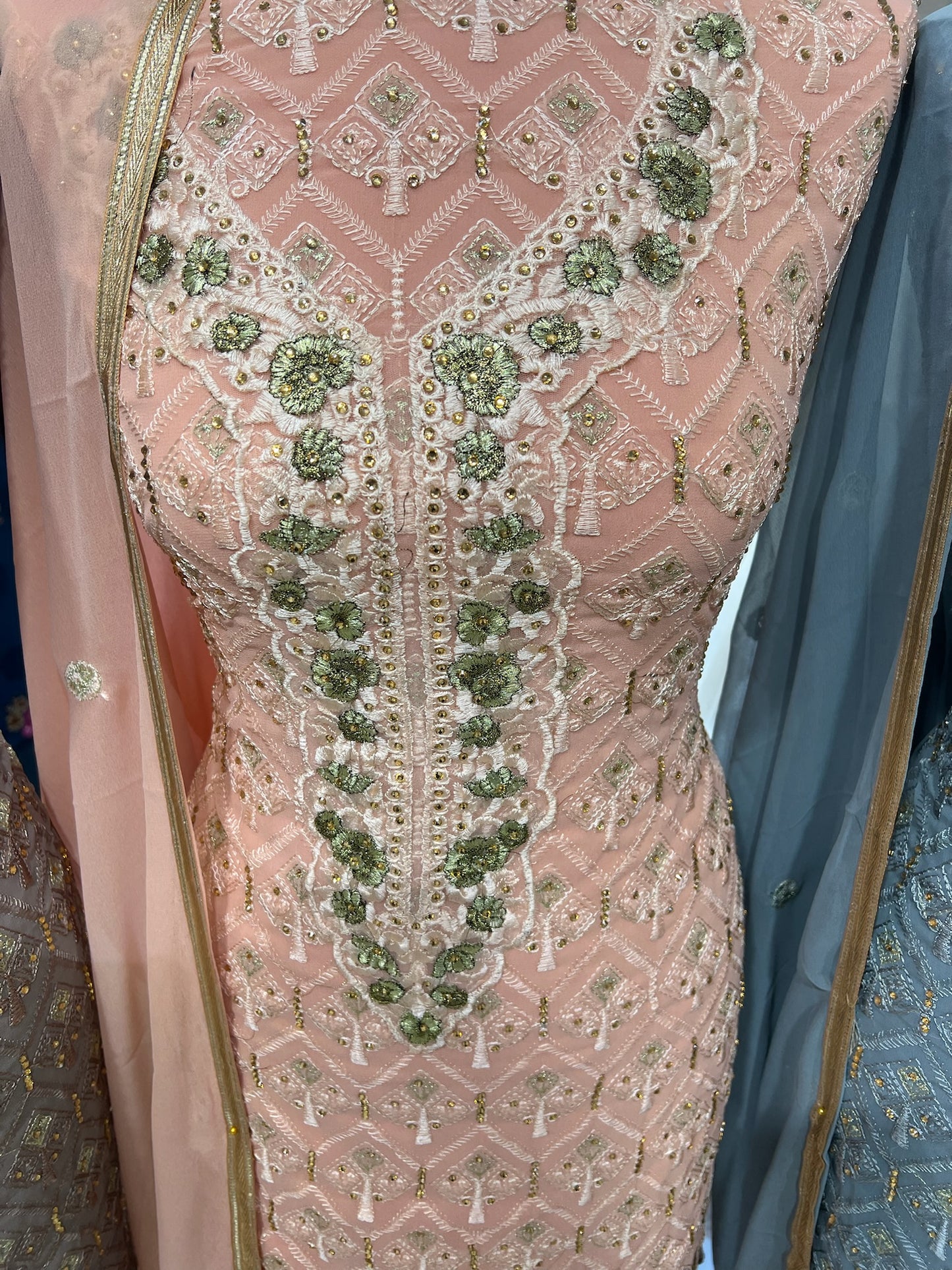 Fancy Embroidered Georgette