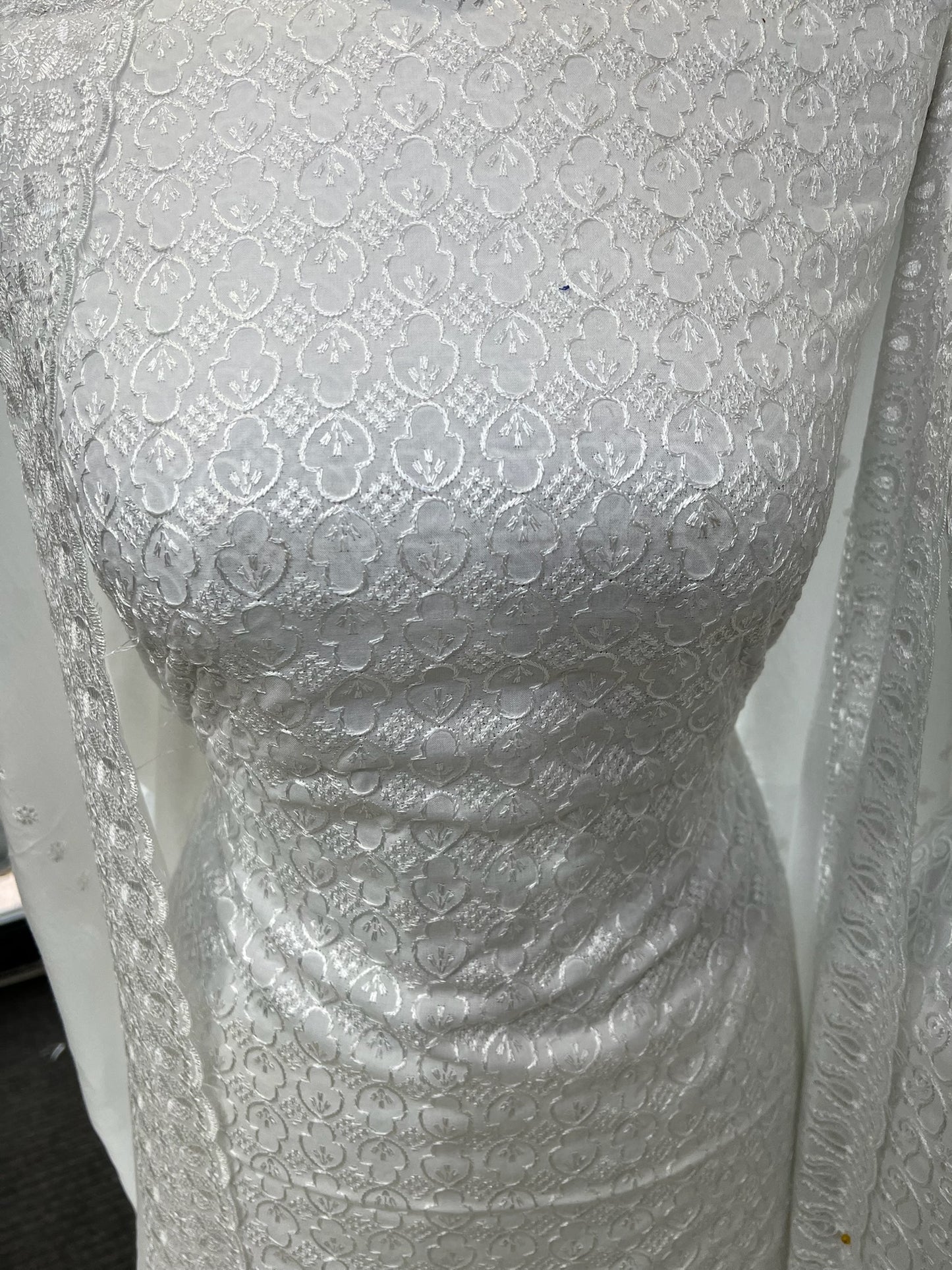 Chikankari Embroidered Cotton
