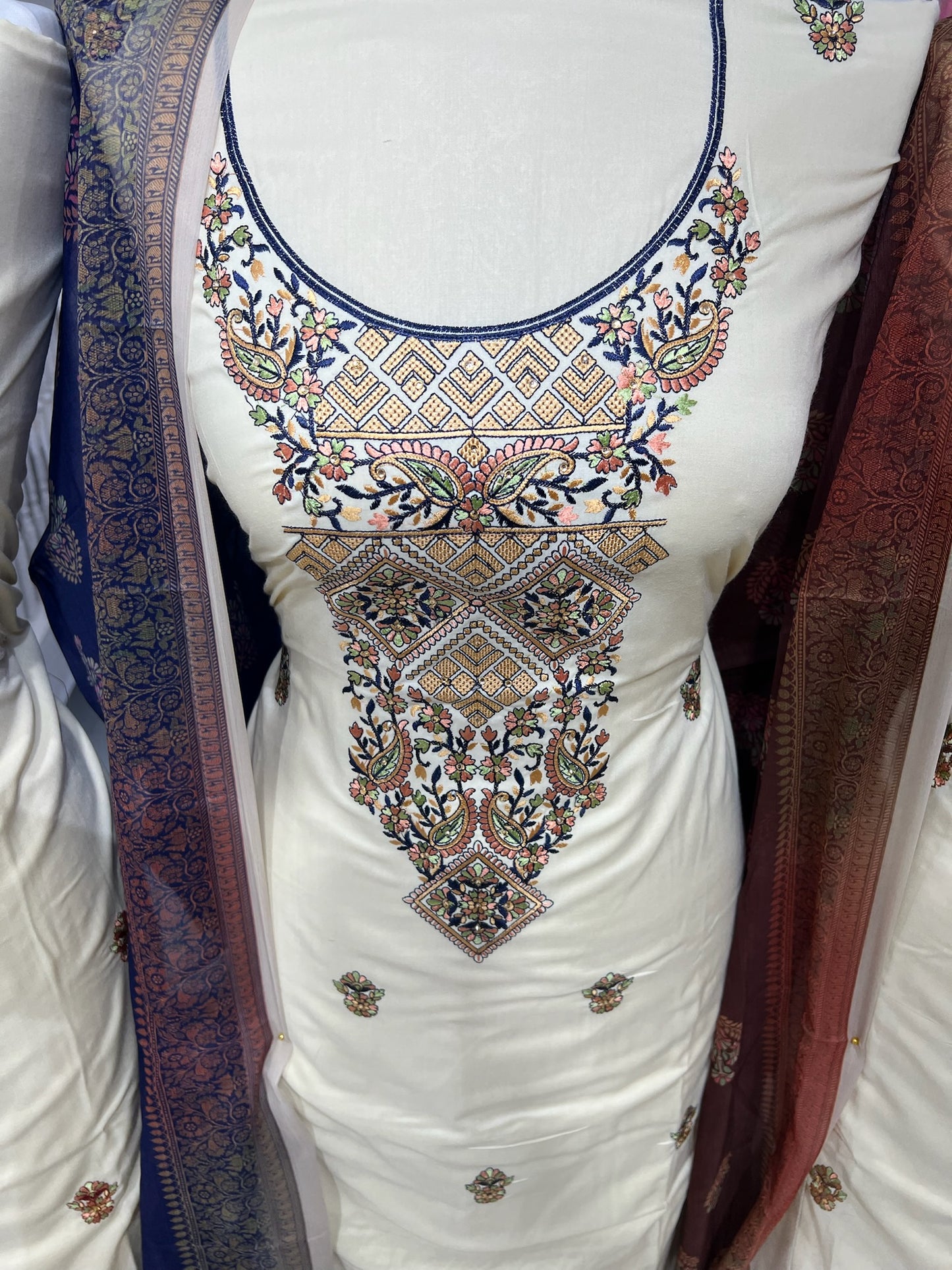 Embroidered Cotton Lawn