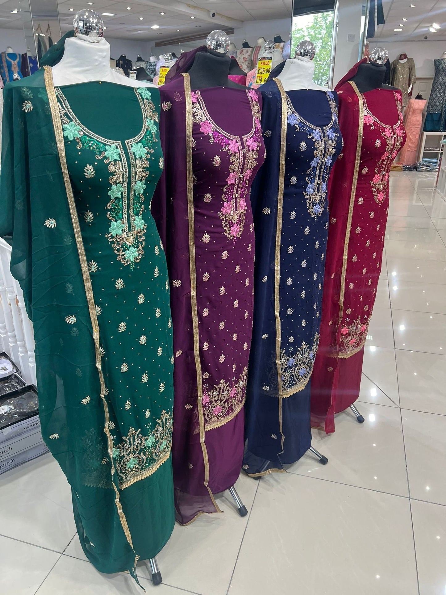 Embellished Georgette