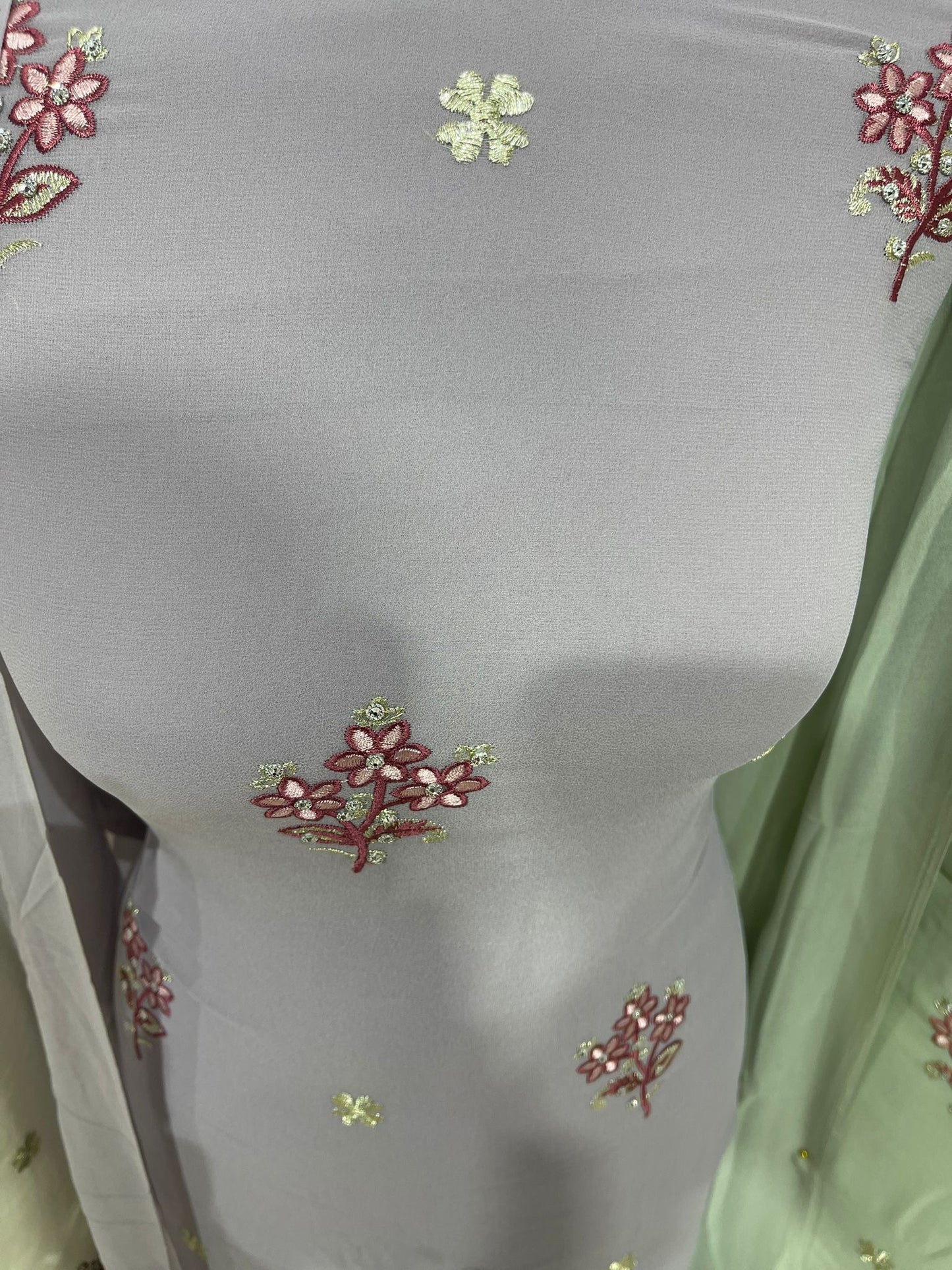 Embroidered Georgette