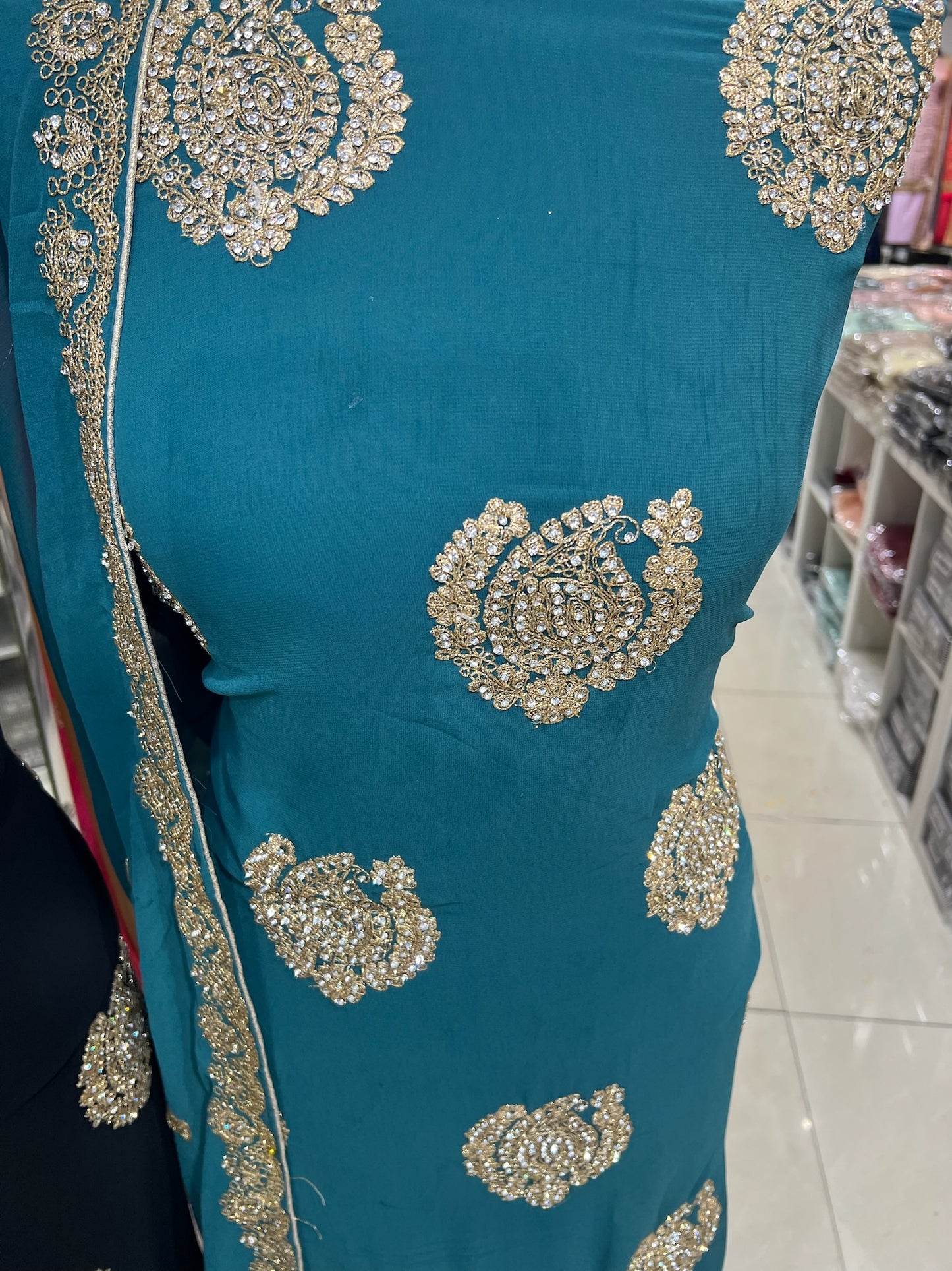Fancy Embroidered Georgette