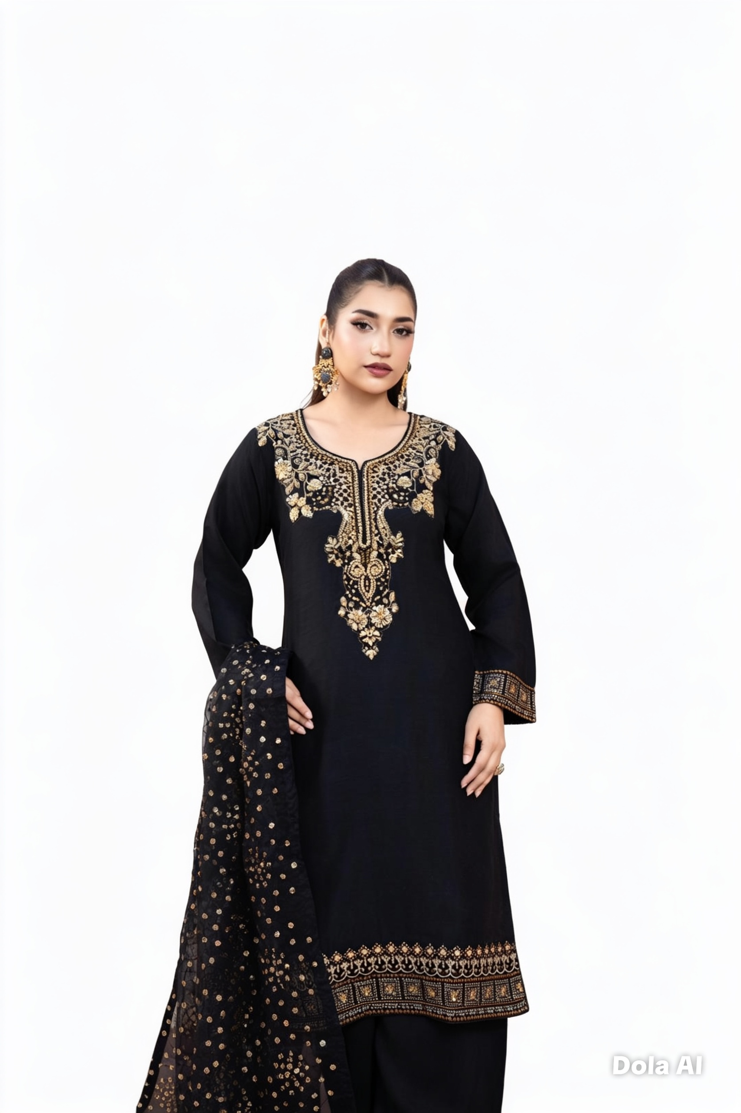 luxurious viscose suit inspired by the renowned Shantly by Barooque collection