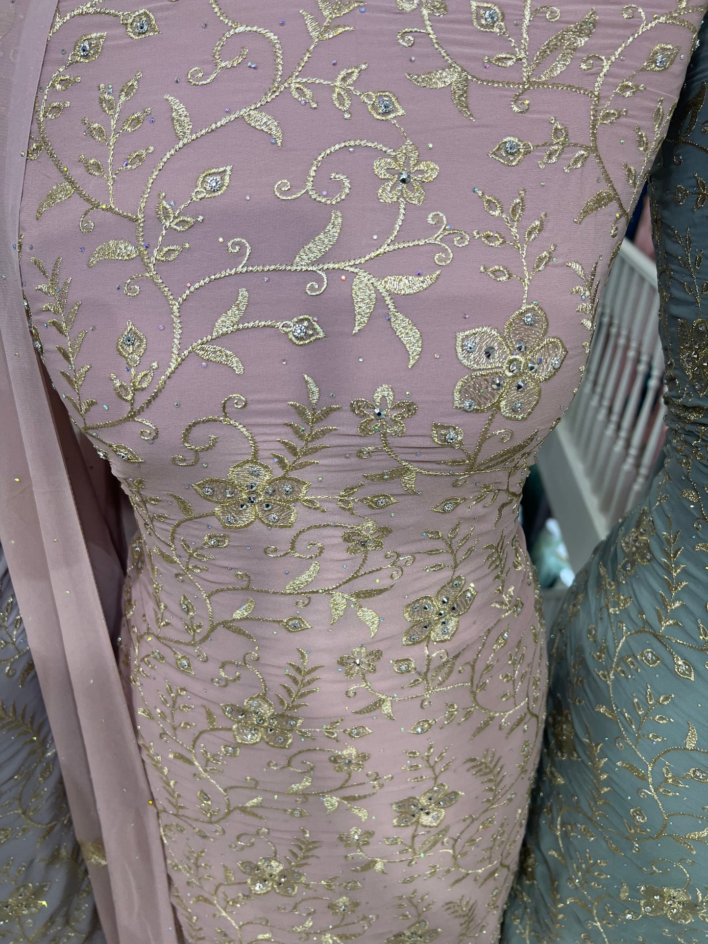 Embroidered Georgette