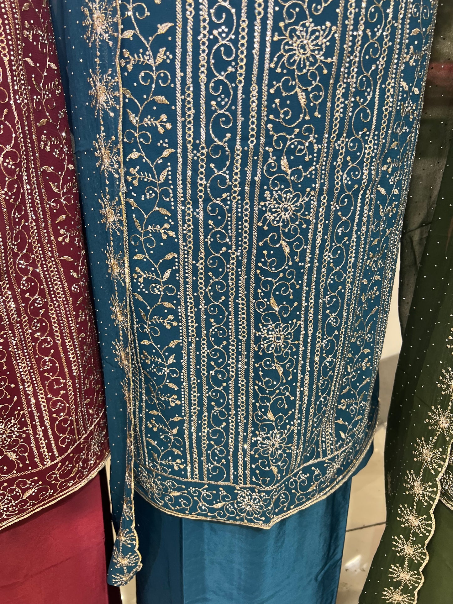 Embroidered & Embellished Georgette