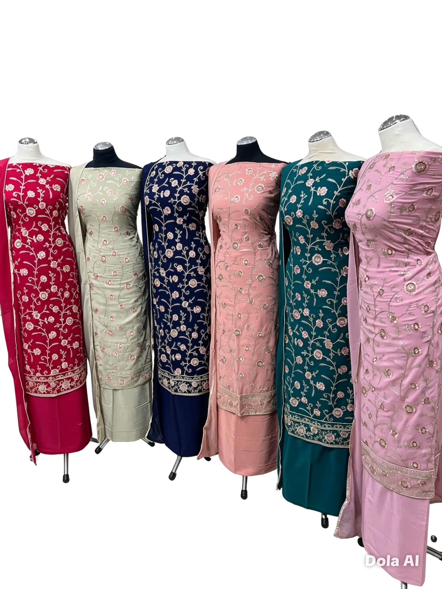 Embroidered Georgette