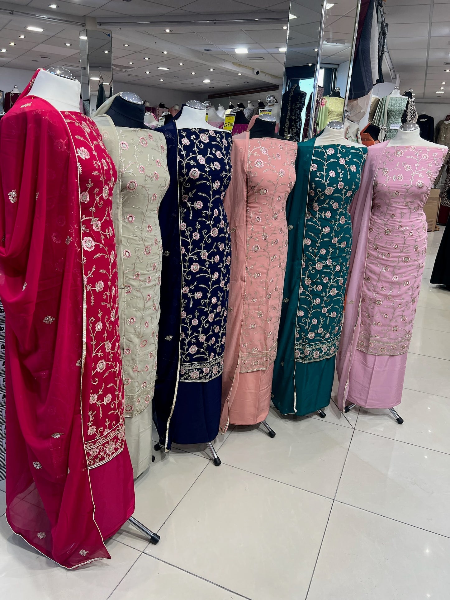 Embroidered Georgette