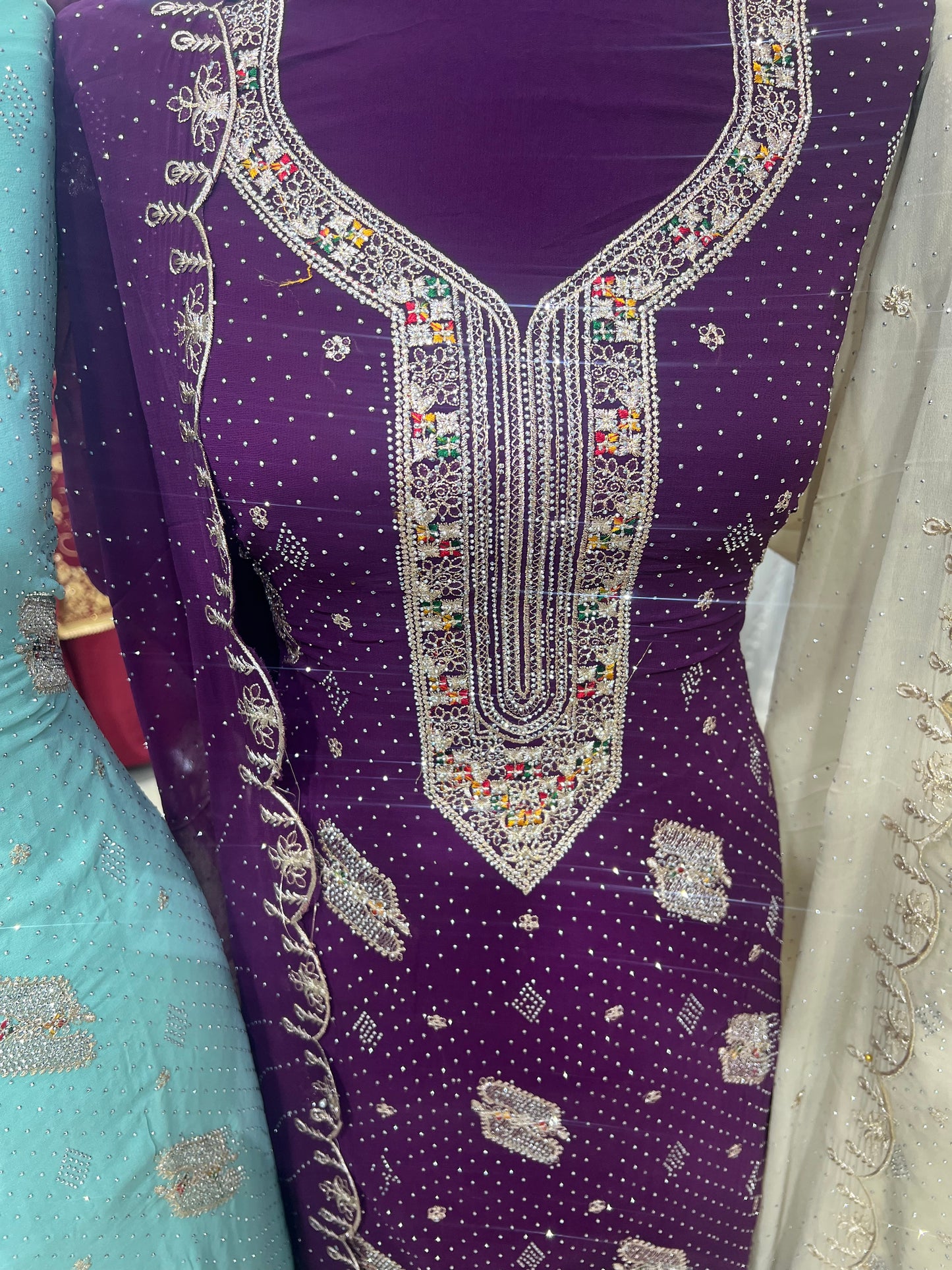 Embellished Georgette