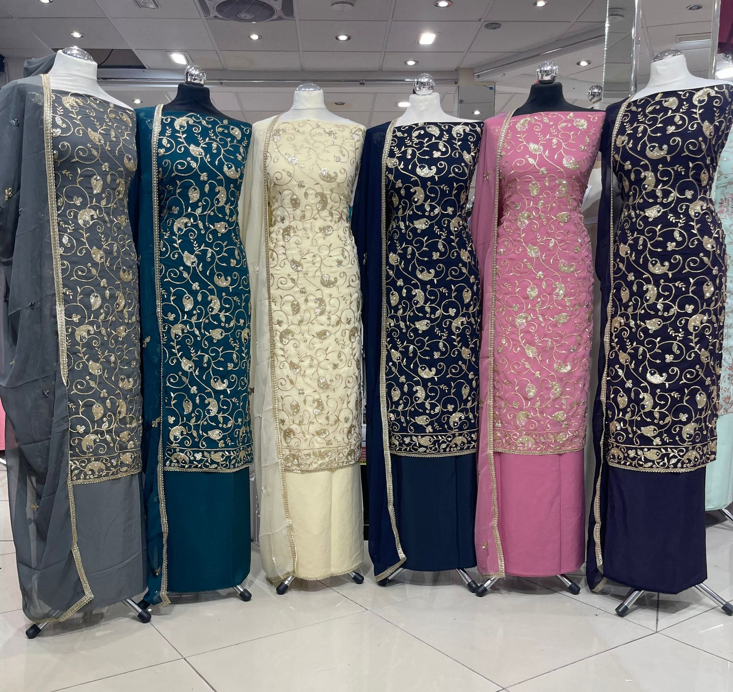 Embroidered Georgette