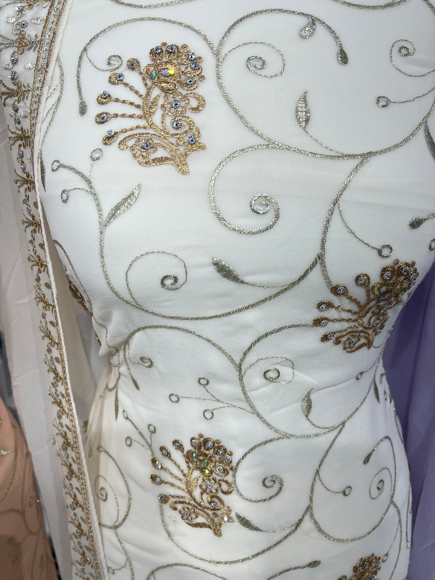 Embroidered Georgette