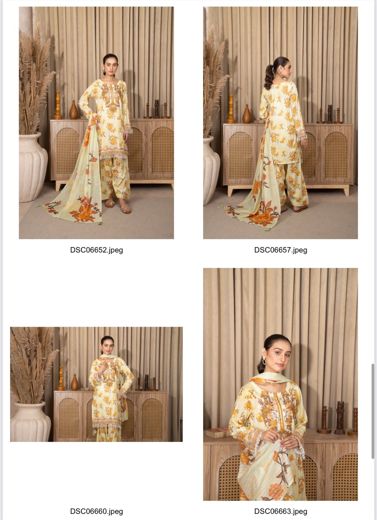 Farashy Shalwar Iznik Inspired Summer/Spring Lawn- Buttermilk Yellow Floral