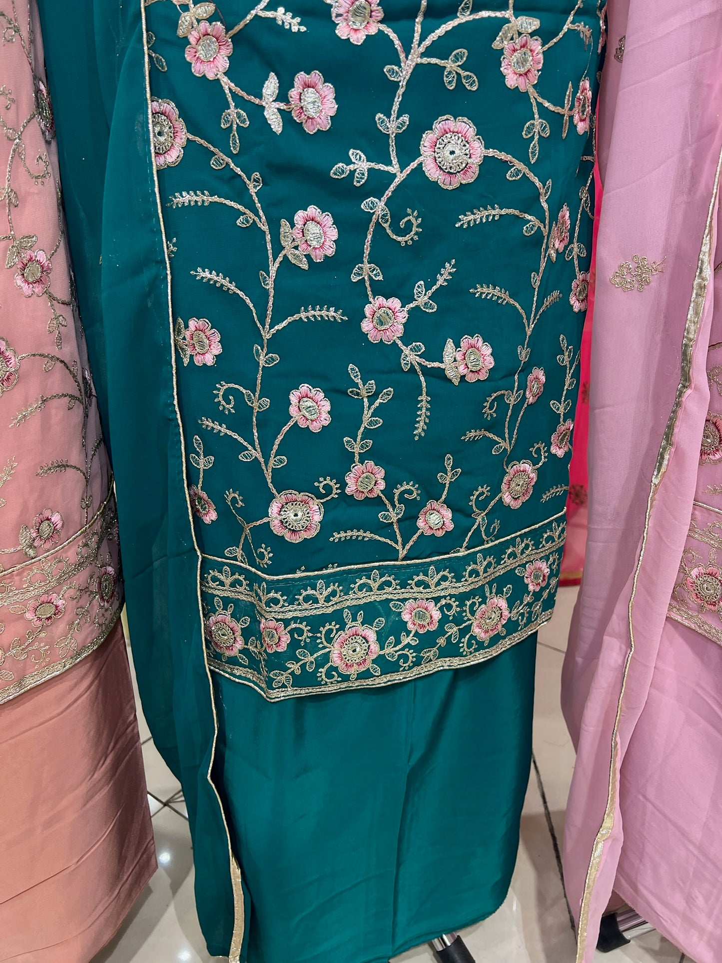 Embroidered Georgette