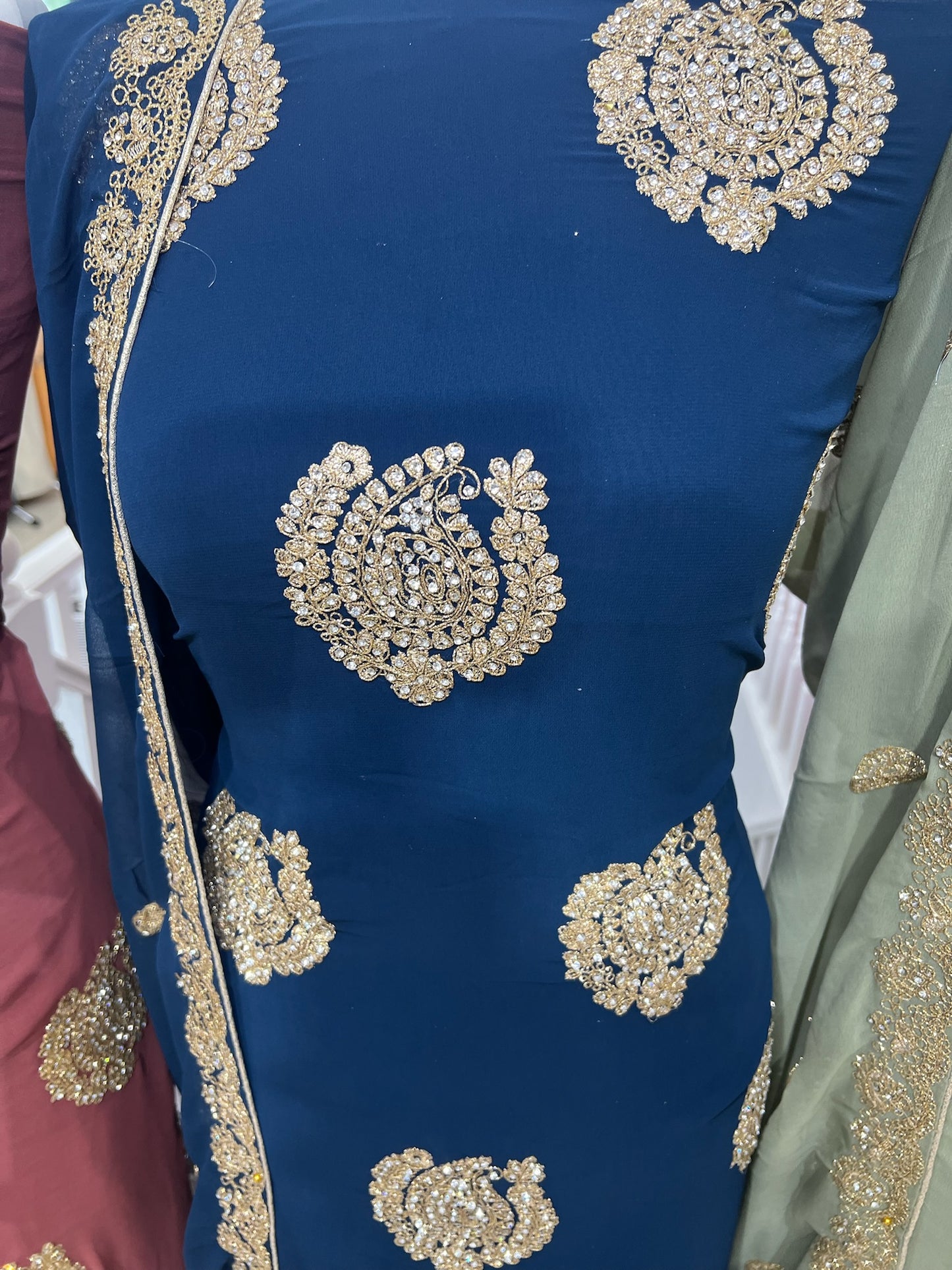 Fancy Embroidered Georgette