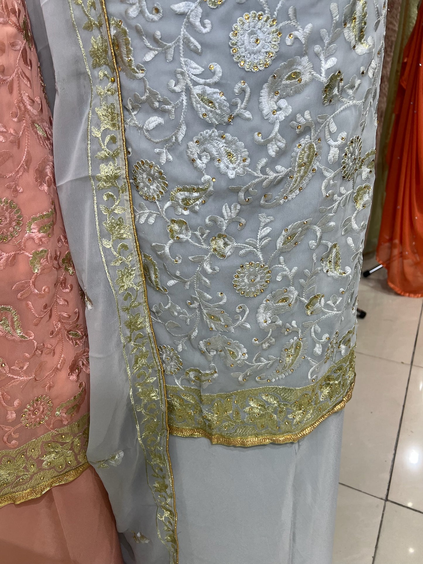 Embroidered Georgette