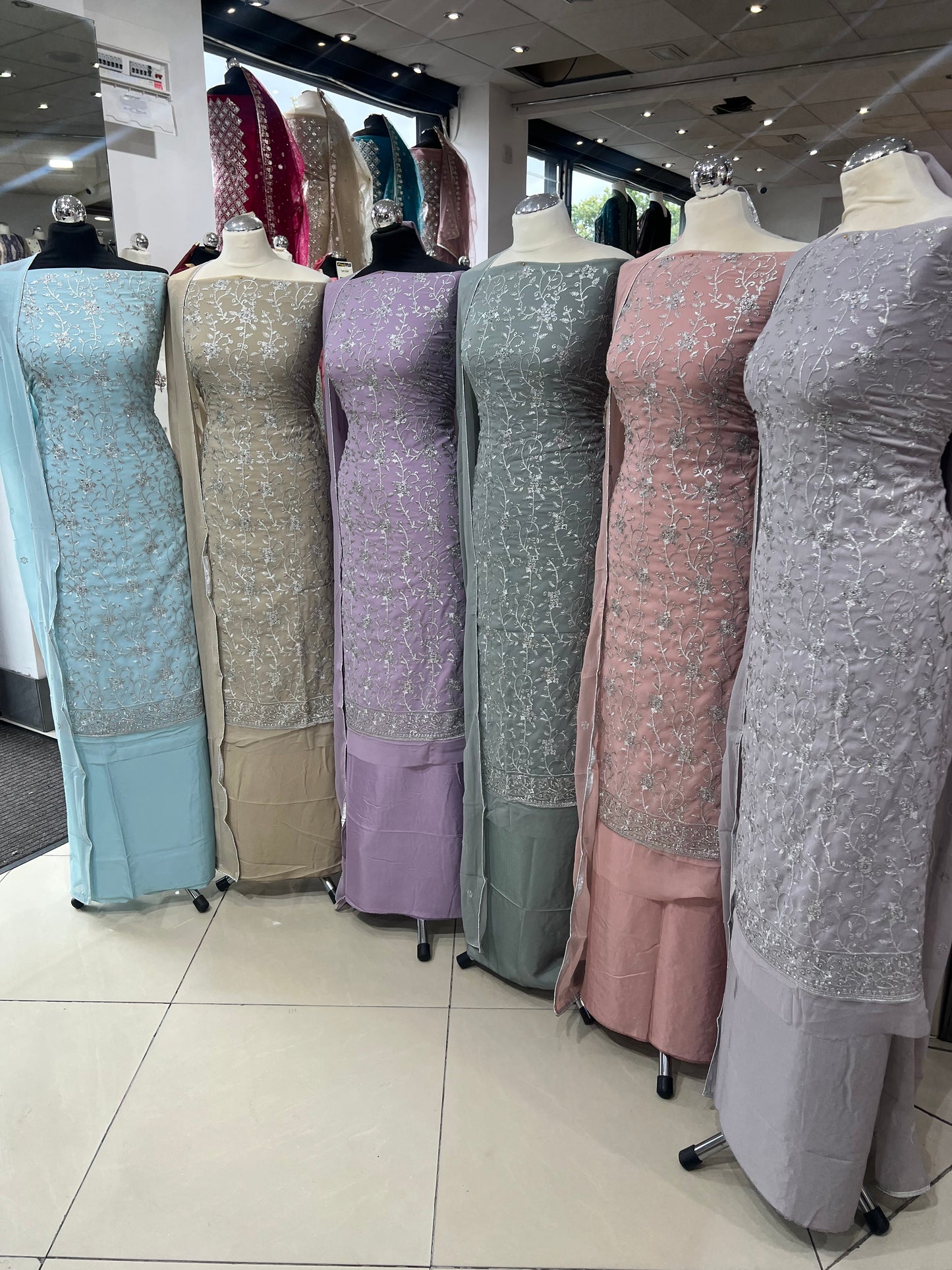 Premium Embroidered Georgette