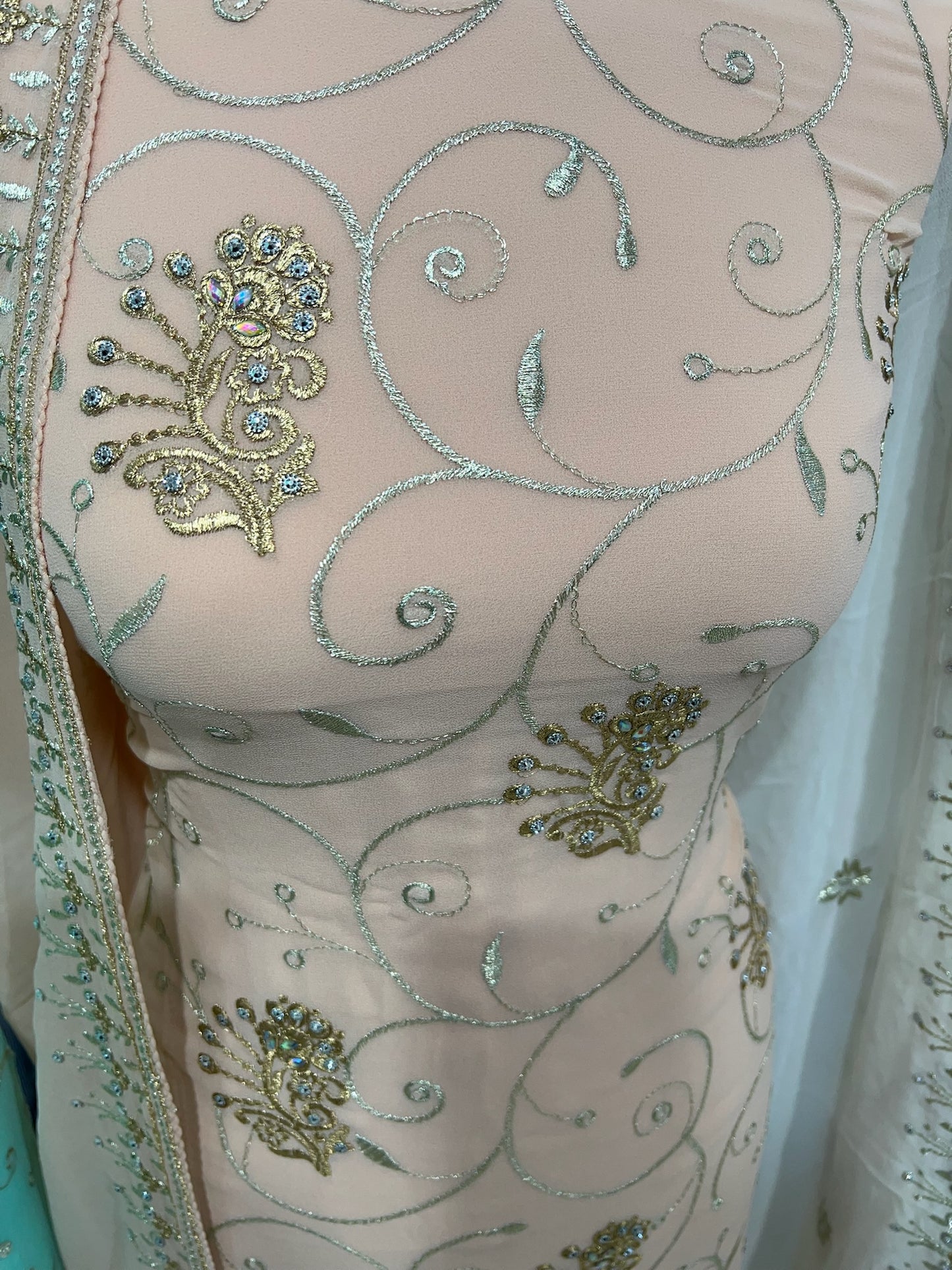 Embroidered Georgette