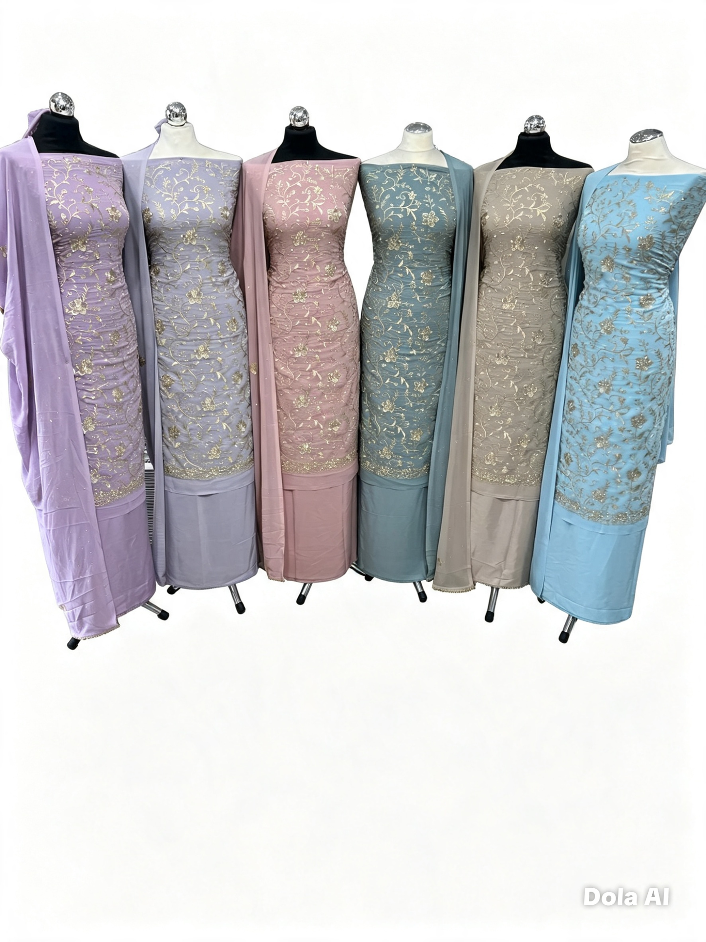 Embroidered Georgette