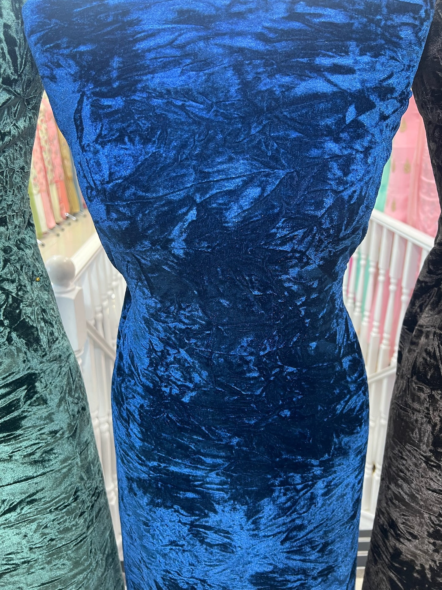 Premium luxurious crushed velvet Suit (full suit 4 yards)