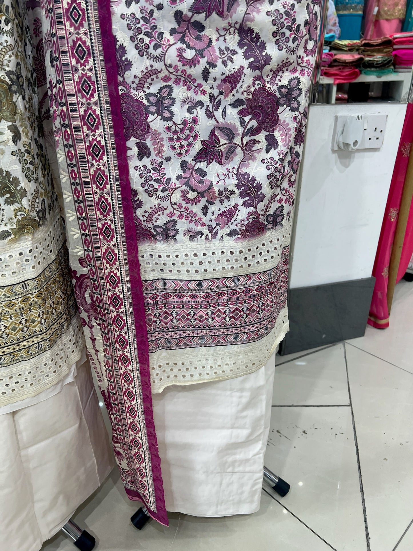 Chikankari cotton
