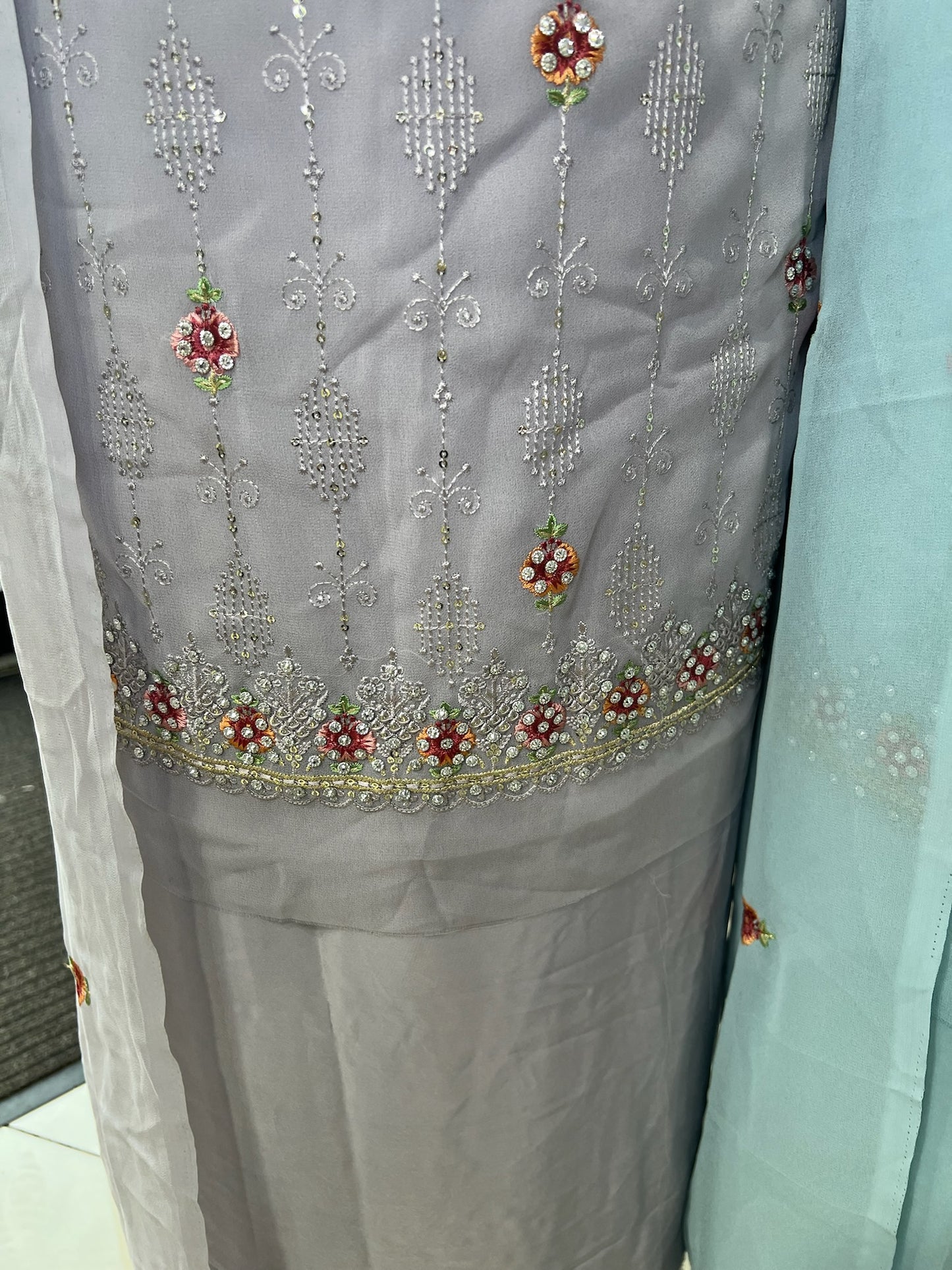 Embroidered Georgette