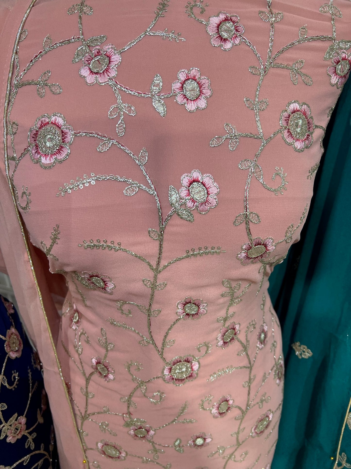 Embroidered Georgette