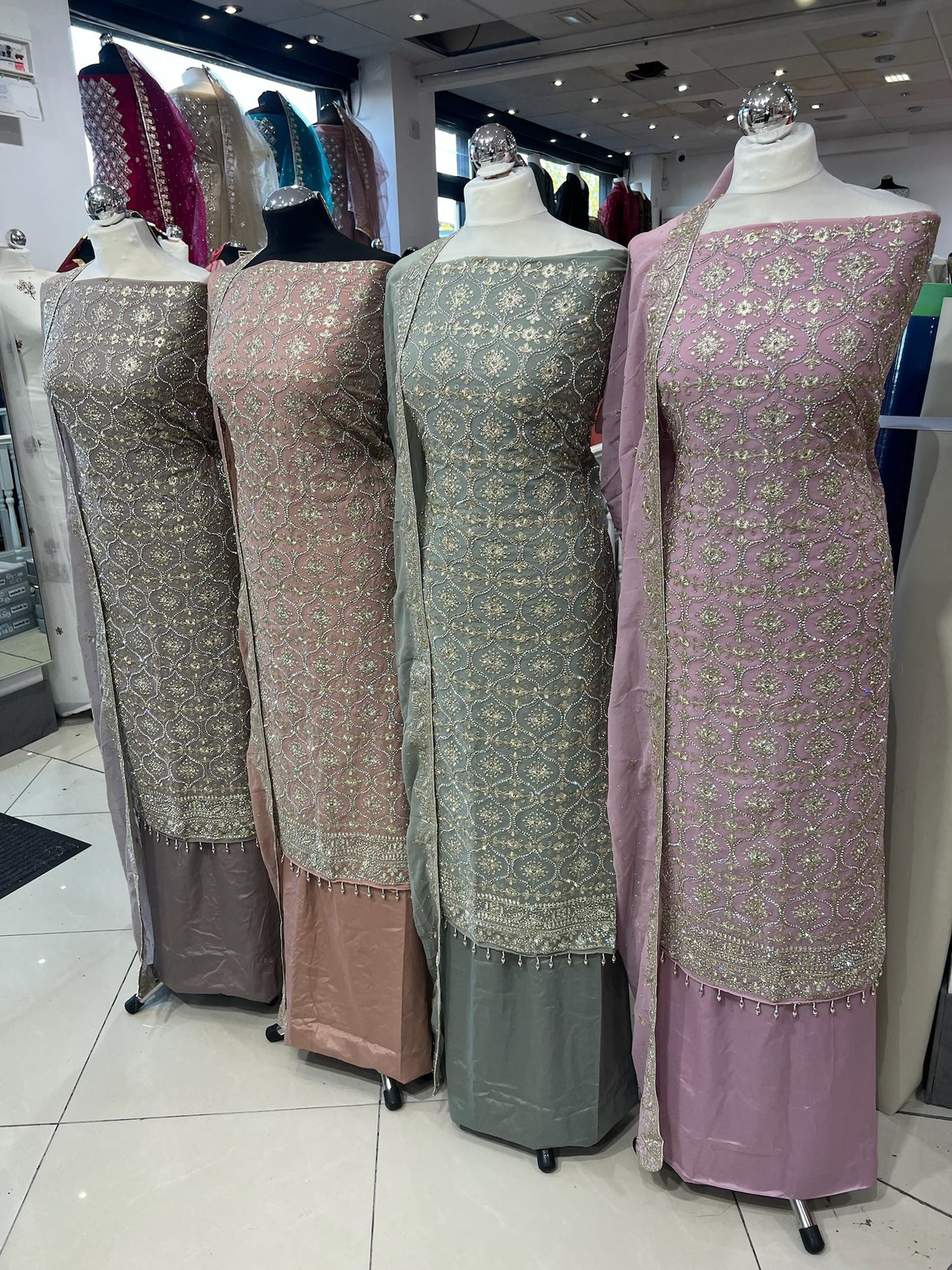 Fancy Embroidered Georgette