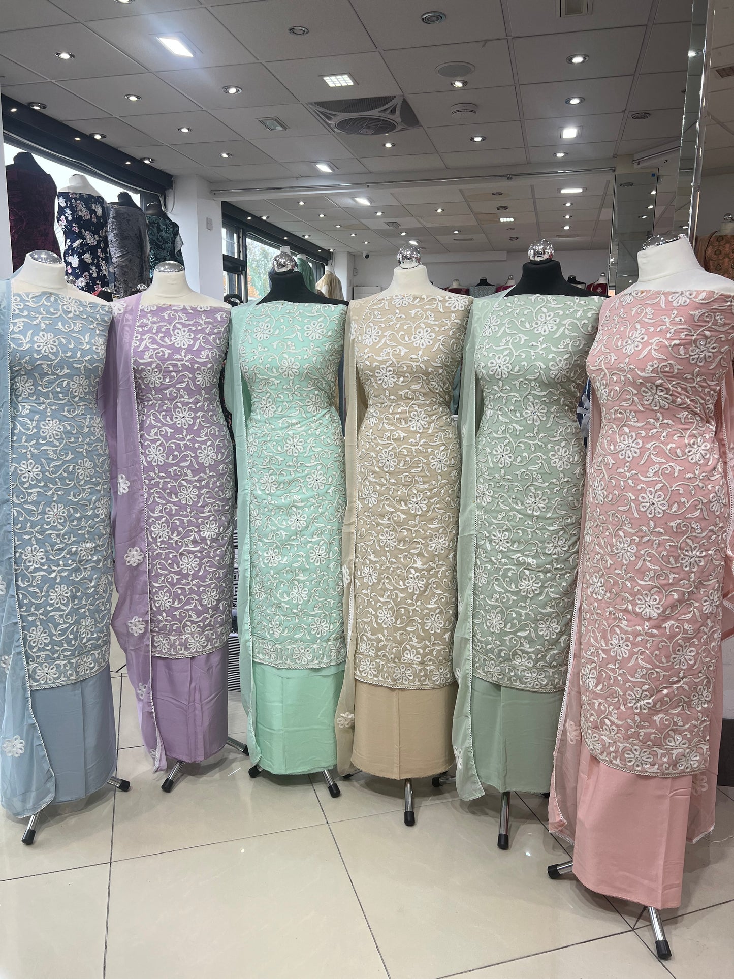 Embroidered Georgette