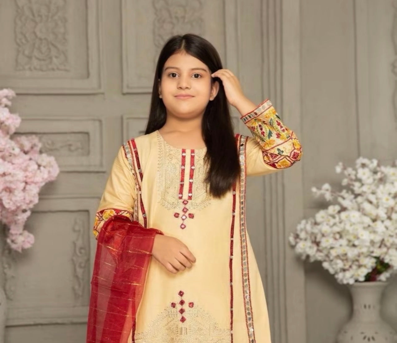 Embroidered Cambric Cotton PRET