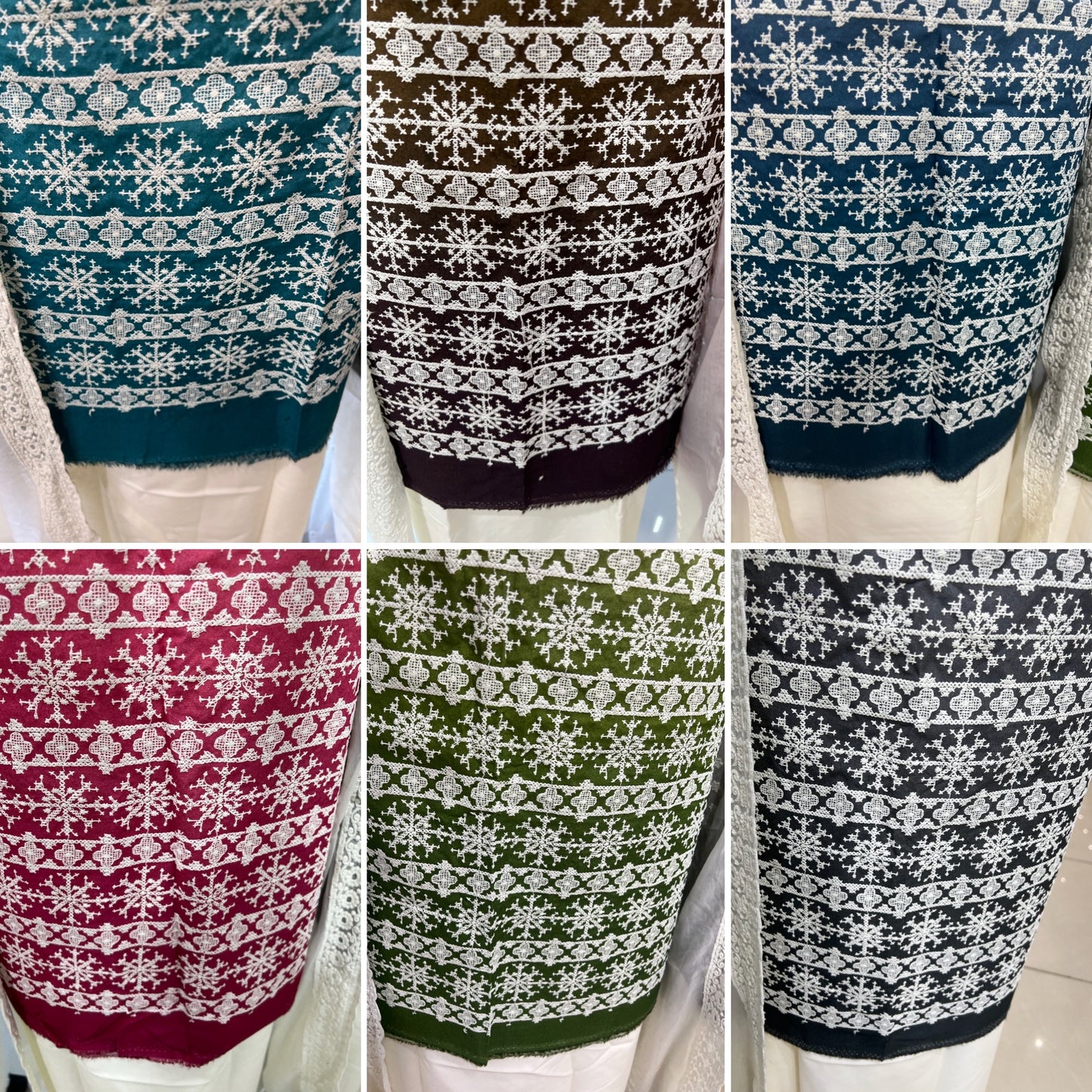 Embroidered Cotton Linen