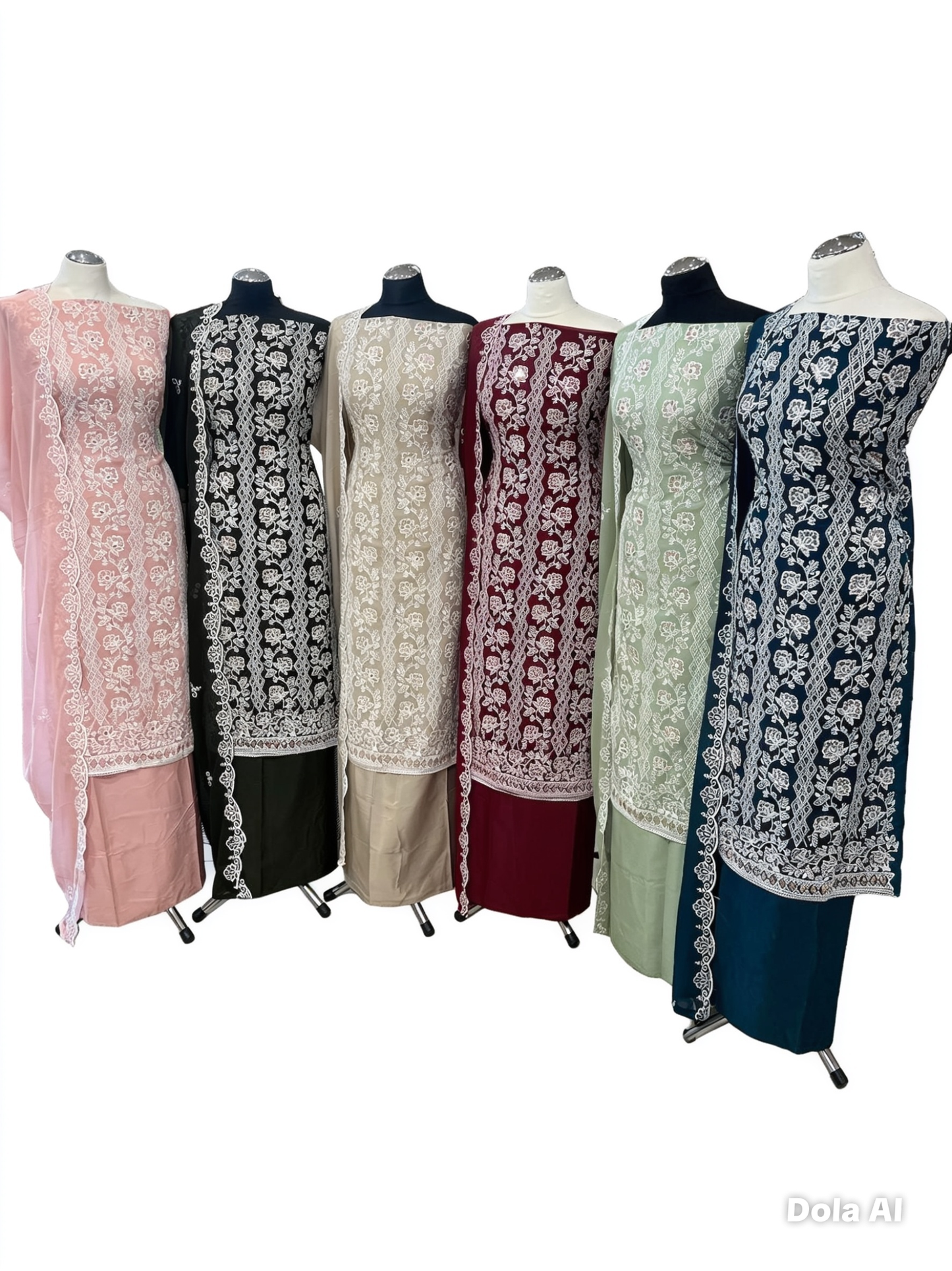 Embroidered Georgette