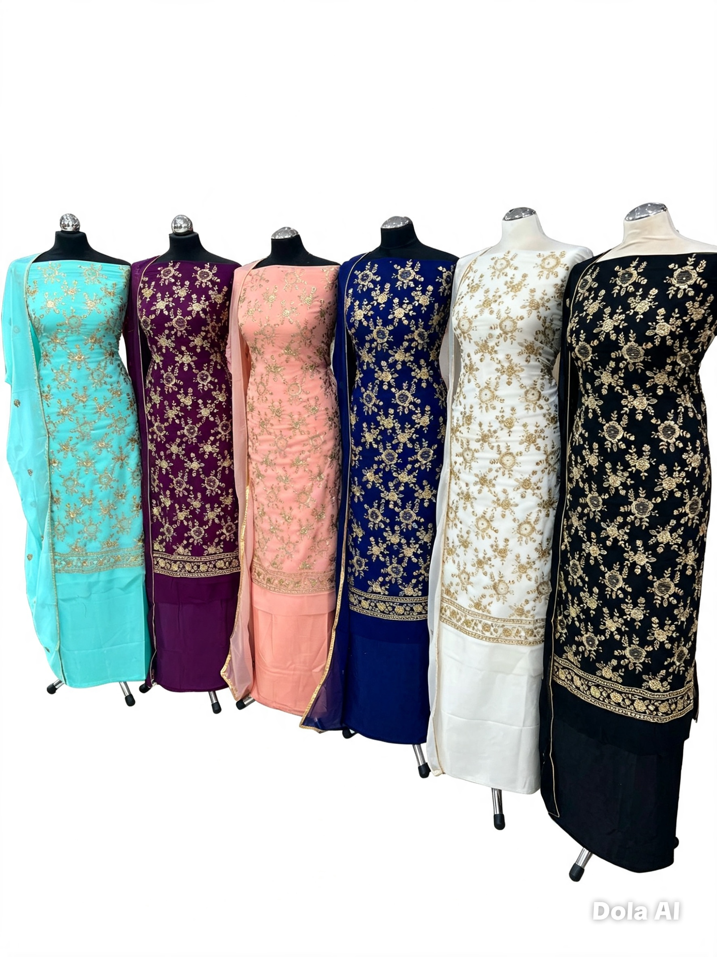 Premium Embroidered Georgette Suits