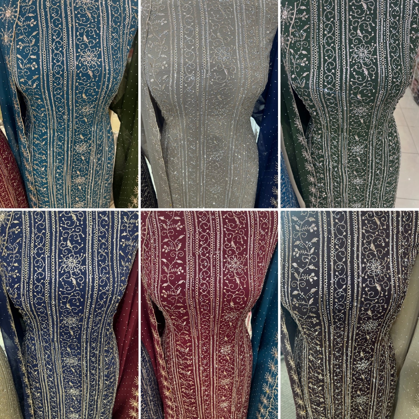 Embroidered & Embellished Georgette