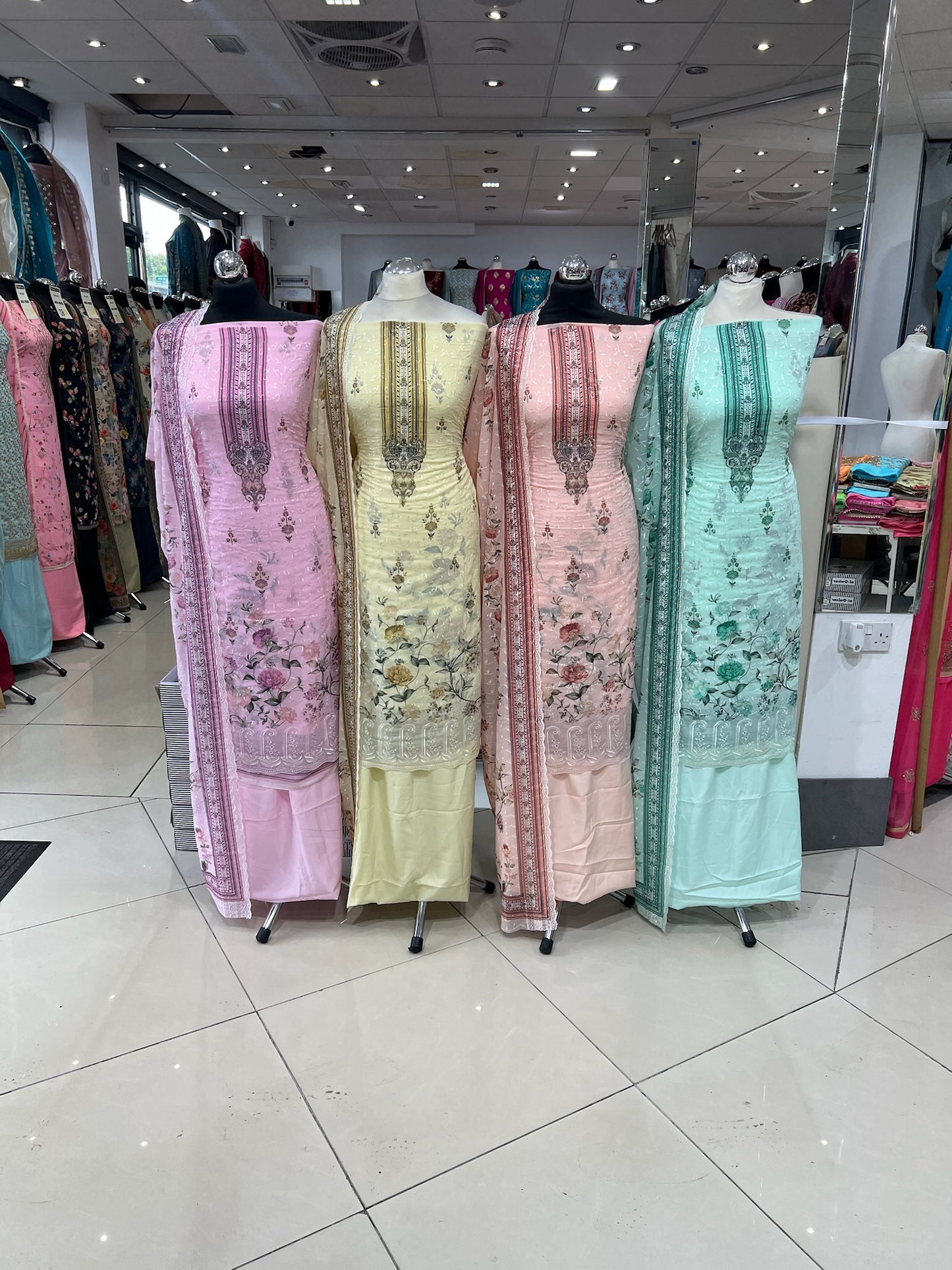 Embroidered Floral Georgette