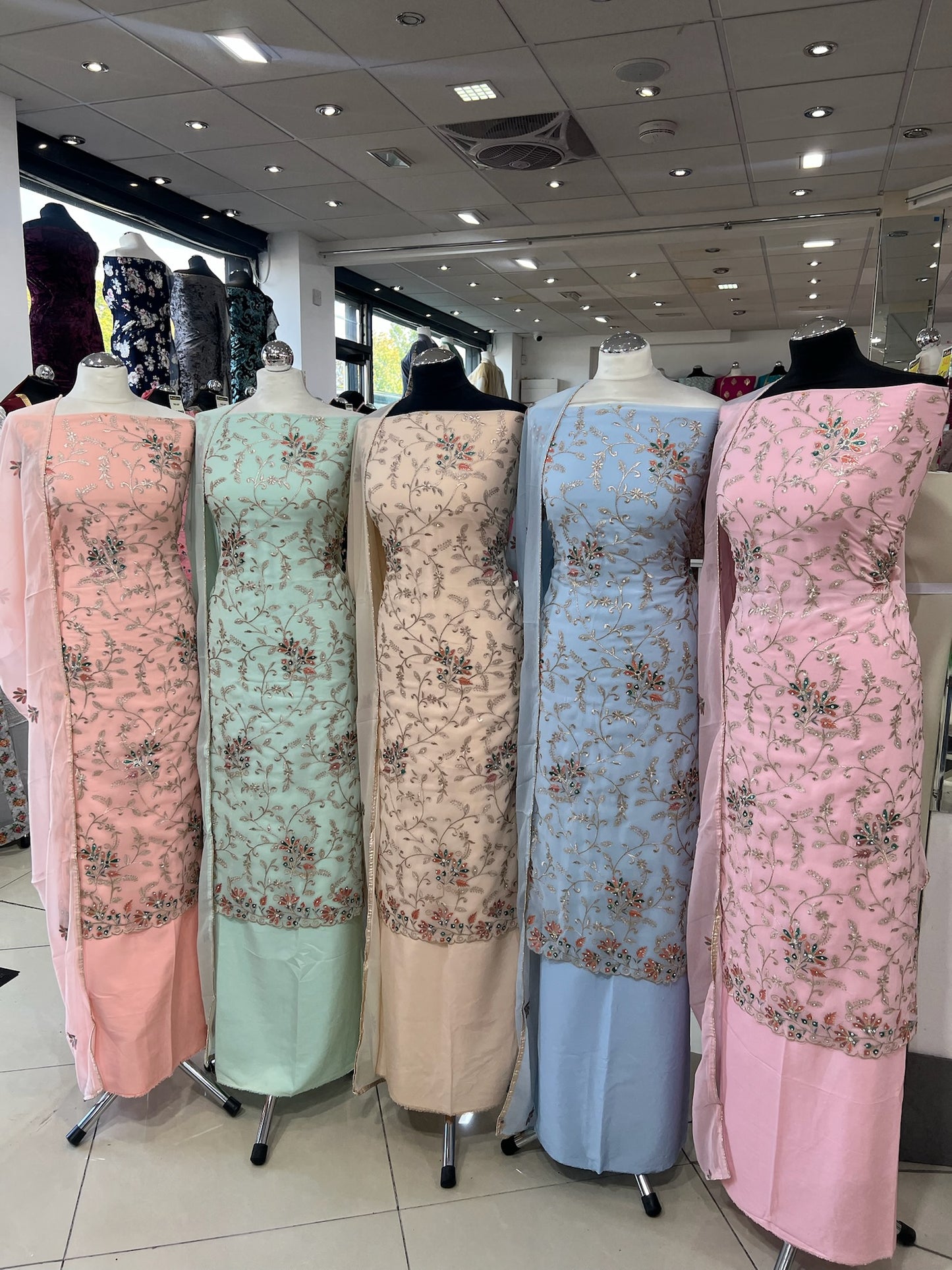 Embroidered Georgette